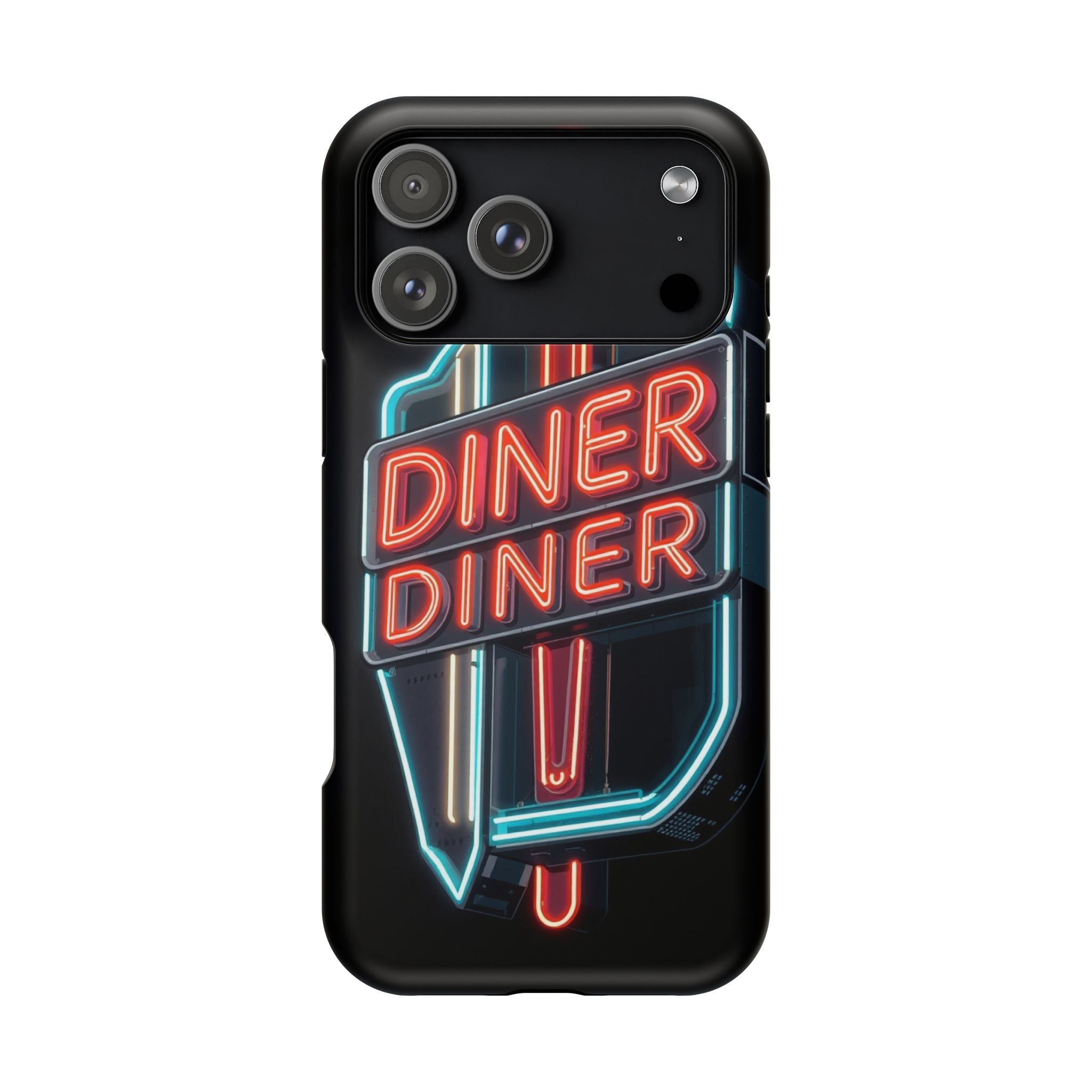 iPhone Neon Diner Sign Electric Art Slim Everyday Designer Case · iPhone Case