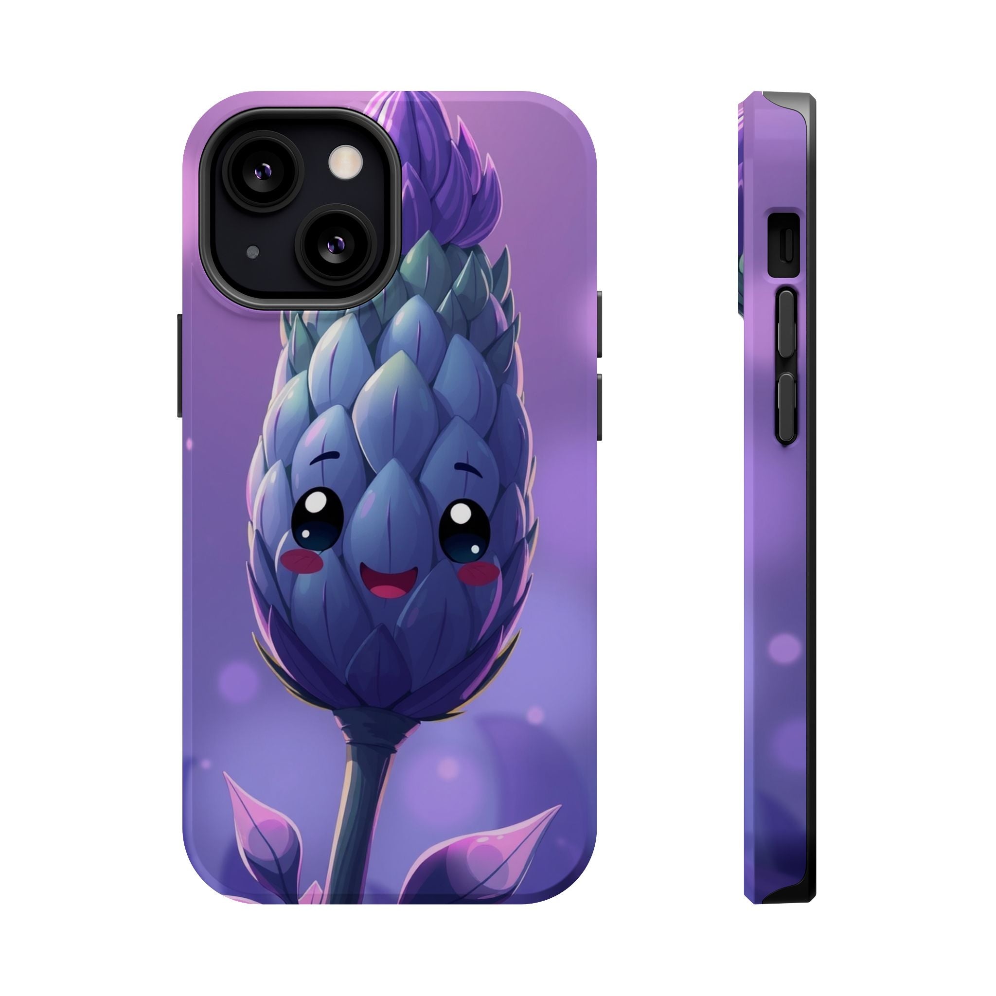 iPhone Indigo And Violet Bud Burst Bold Modern Everyday Snap Case · iPhone Case