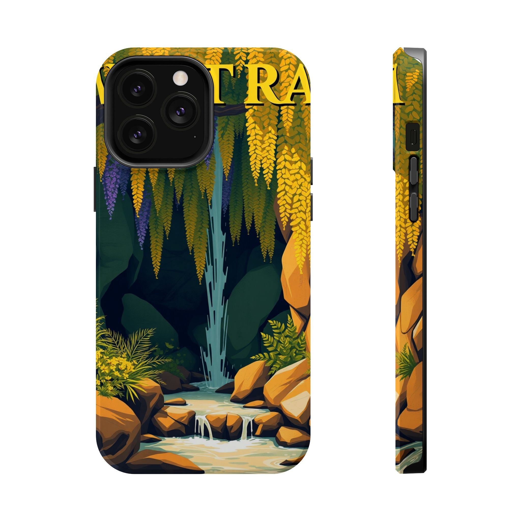 iPhone Wisteria Cascade Vintage Retro Poster Slim iPhone Everyday · iPhone Case