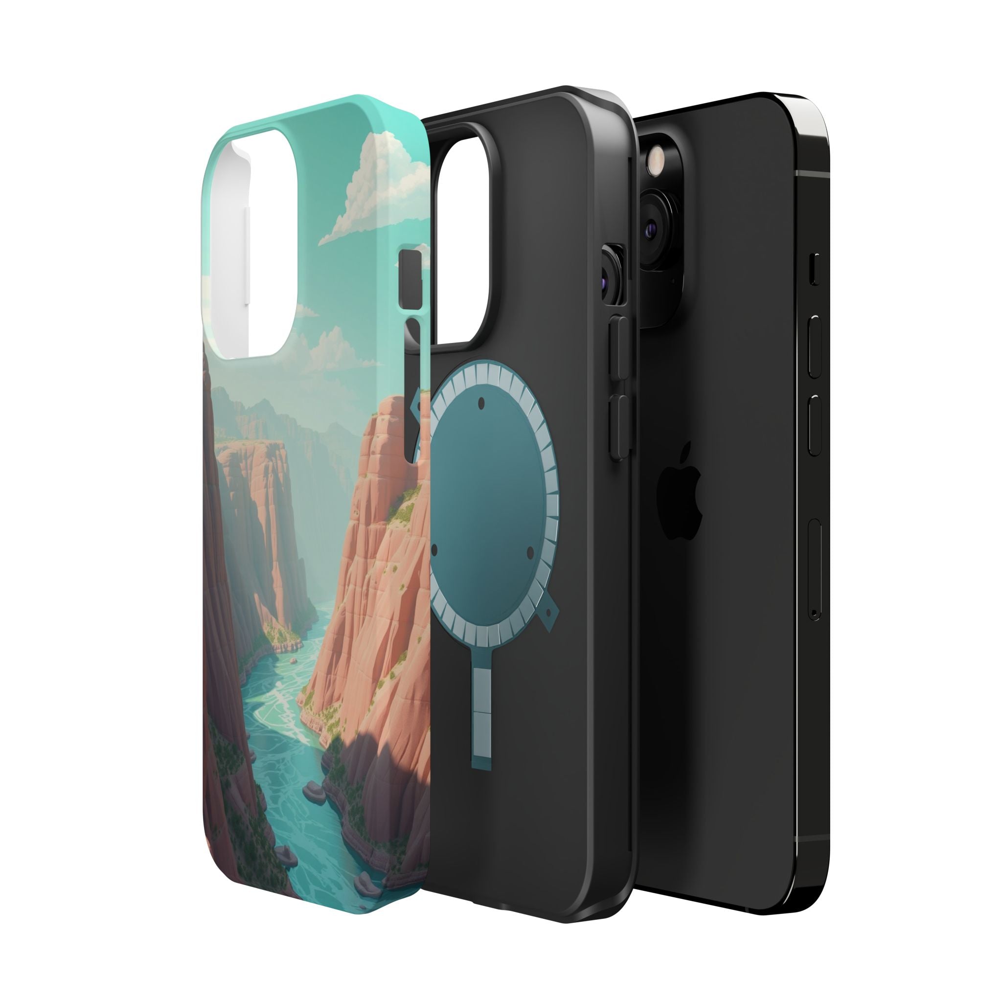 iPhone River Canyon Mystic Art Slim Everyday Designer Case · iPhone Case