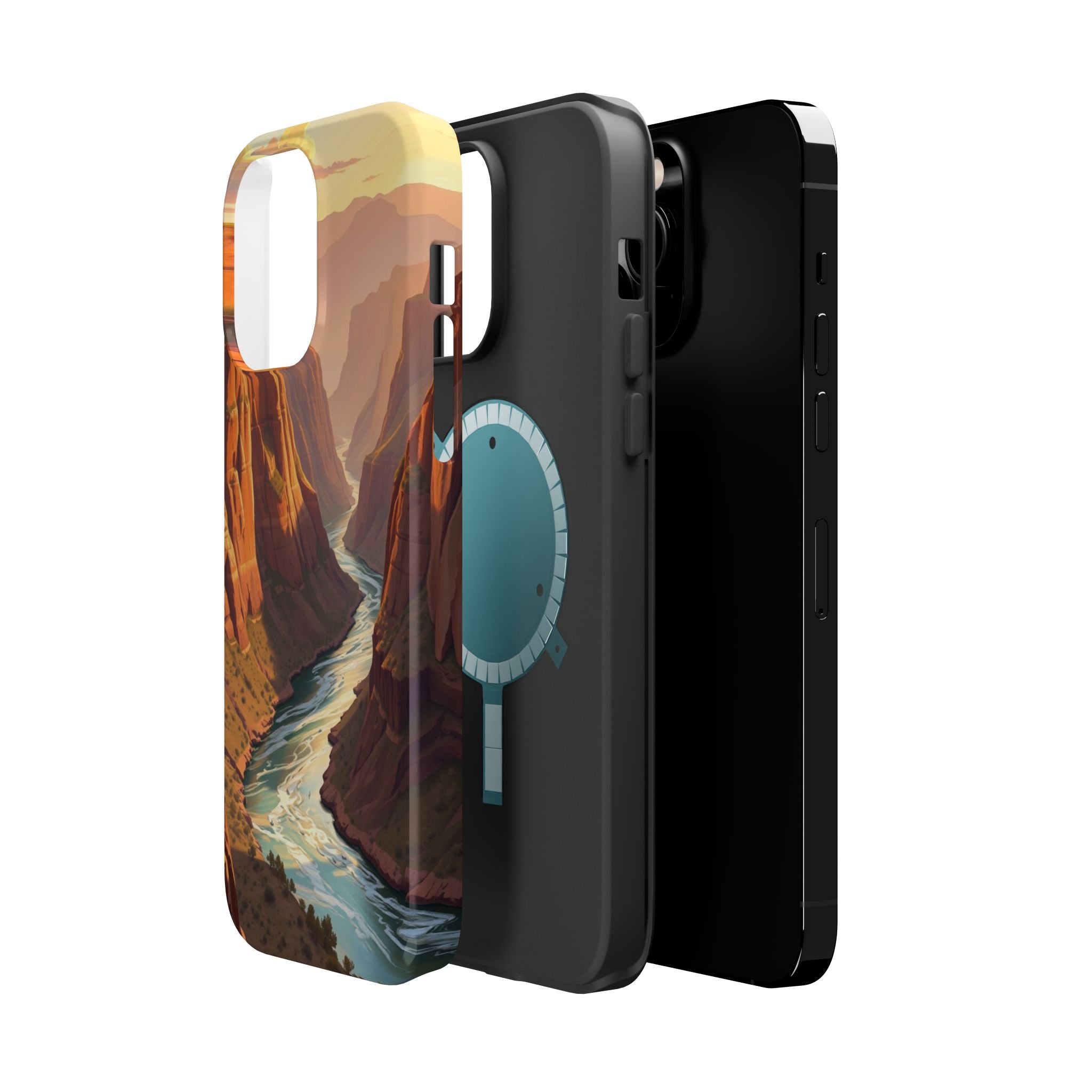 iPhone River Canyon Mystic Art Slim Everyday Designer Case · iPhone Case