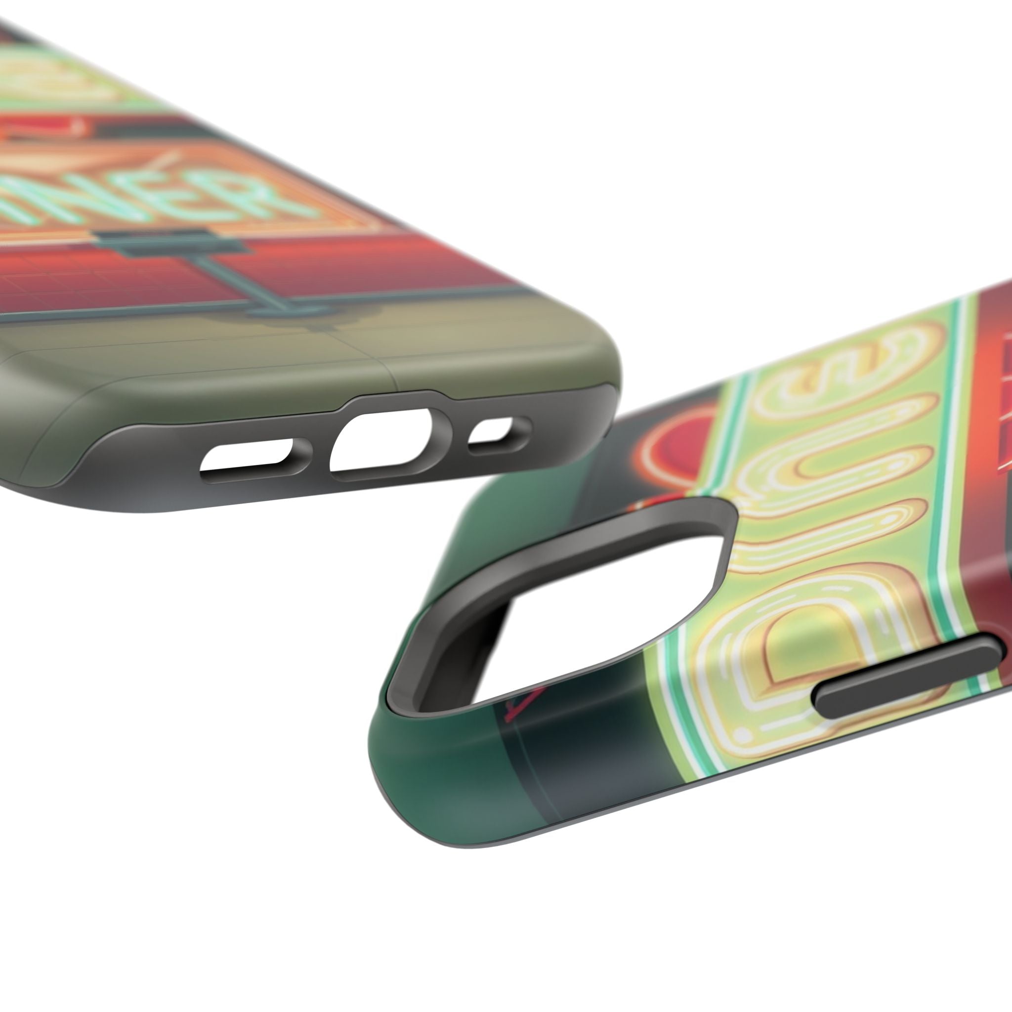 iPhone Neon Diner Sign Mystic Art Bold Modern Everyday Snap Case · iPhone Case