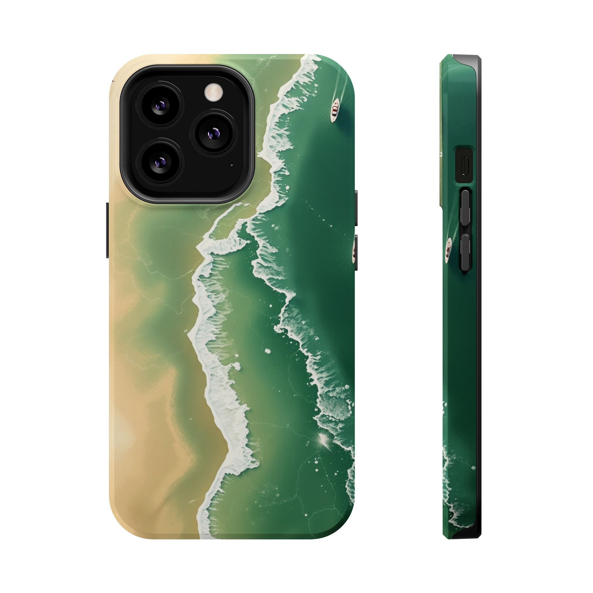 iPhone Shoreline Aerial Bold Art Bold Modern Everyday Snap Case · iPhone Case
