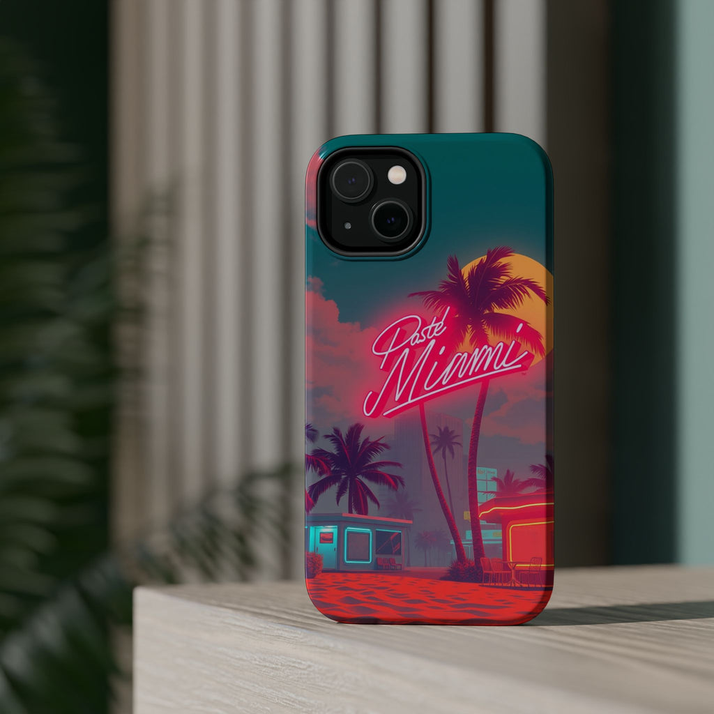 iPhone 1980s Pastel Miami Enchanted Art Slim Everyday Designer Case · iPhone Cas