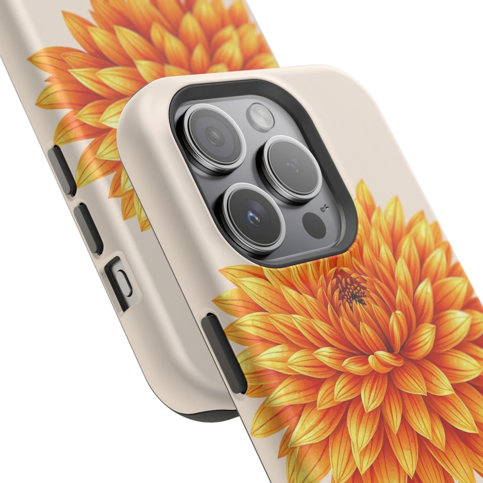 iPhone Chrysanthemum Classic Gold Foil Luxury Slim iPhone Everyday · iPhone Case
