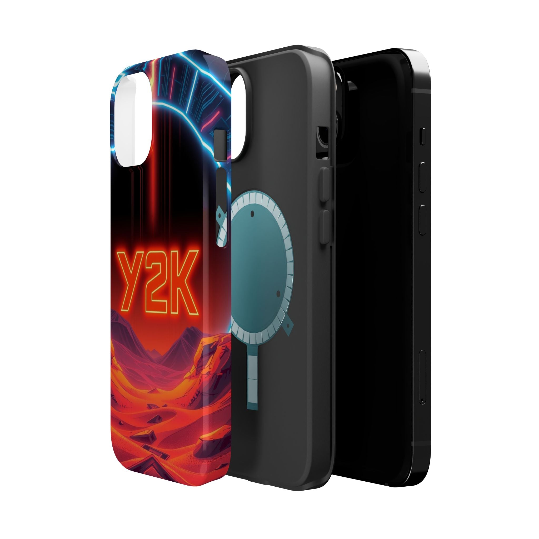 iPhone Y2K Holographic Enchanted Art Slim Everyday Designer Case · iPhone Case