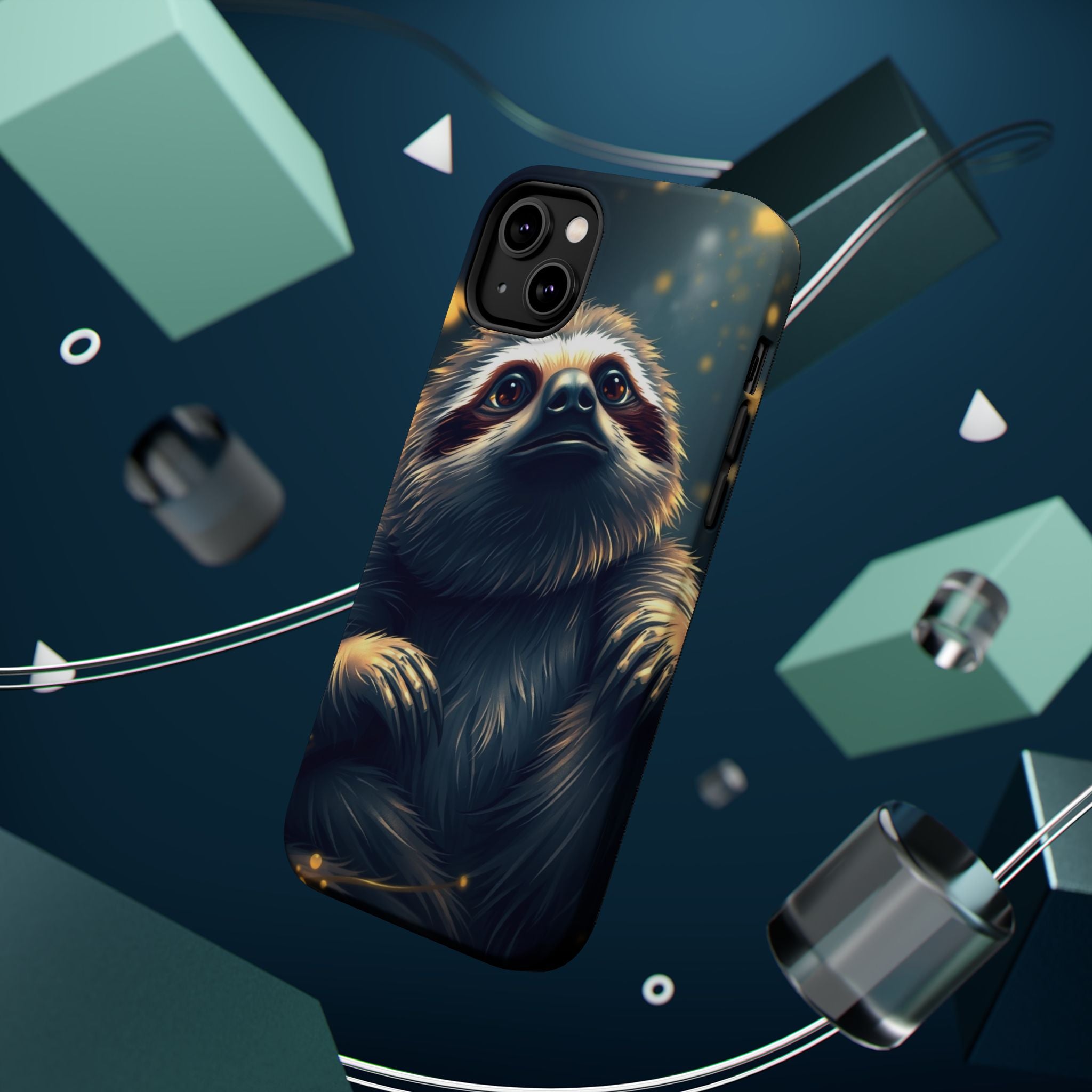 iPhone Vibrant Cozy Sloth Mode Design Slim Everyday Designer Case · iPhone Case
