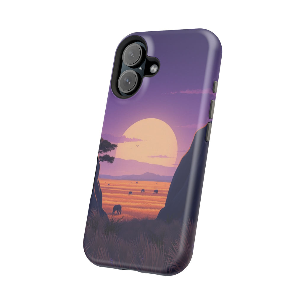 iPhone Lavender And Pearl Savanna Horizon Slim iPhone 18 Everyday · iPhone Case