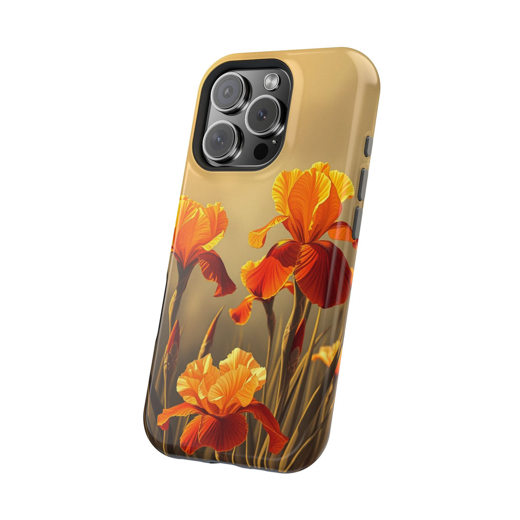iPhone Iris Garden Gold Foil Luxury Slim Everyday Designer Case · iPhone Case