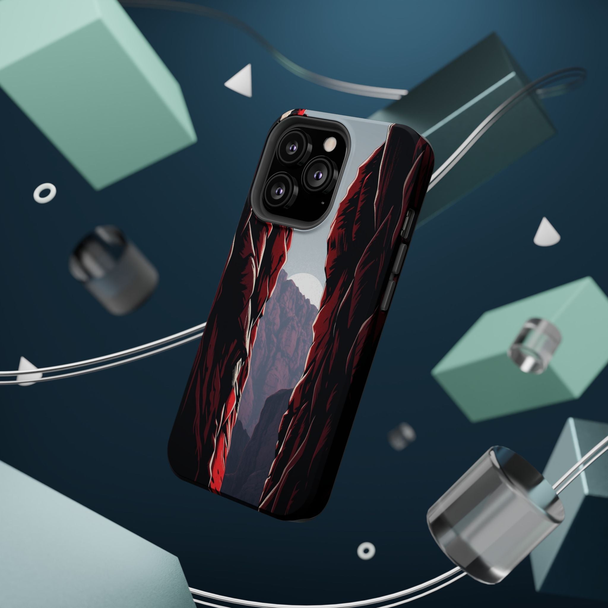 iPhone Serene Canyon Wall Design Bold Modern Everyday Snap Case · iPhone Case