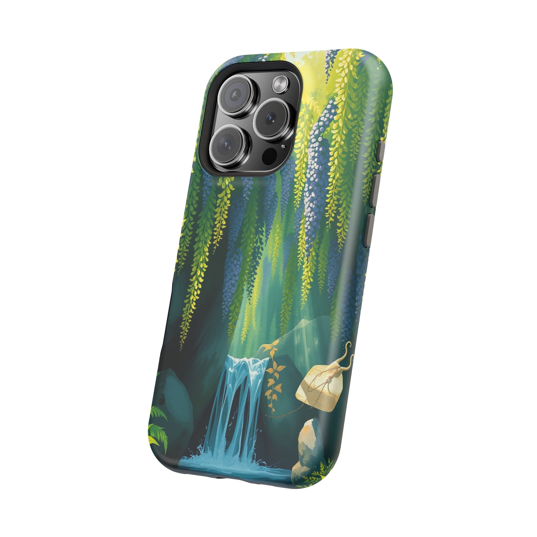 iPhone Wisteria Cascade Mystic Art Bold Modern Everyday Snap Case · iPhone Case