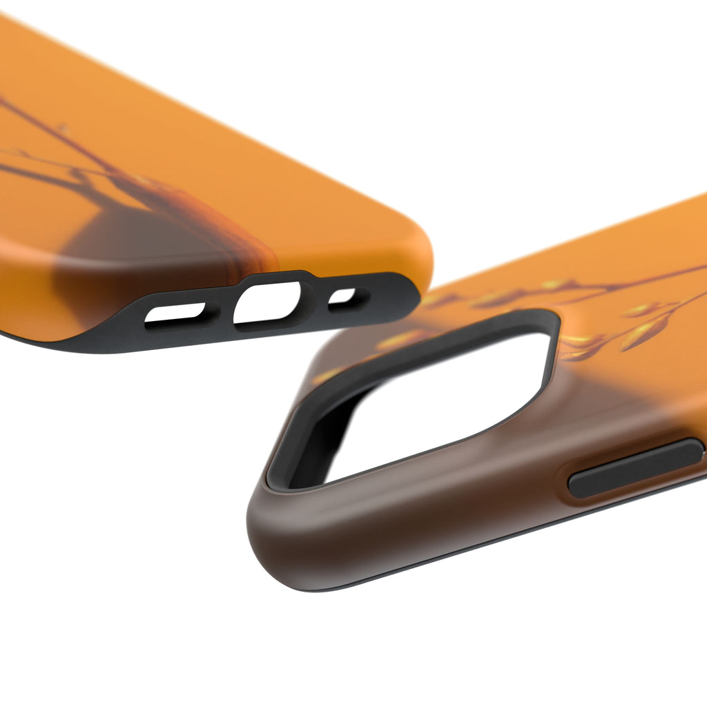 iPhone Mustard And Rust Minimalist Stem Slim Everyday iPhone Designer · iPhone C