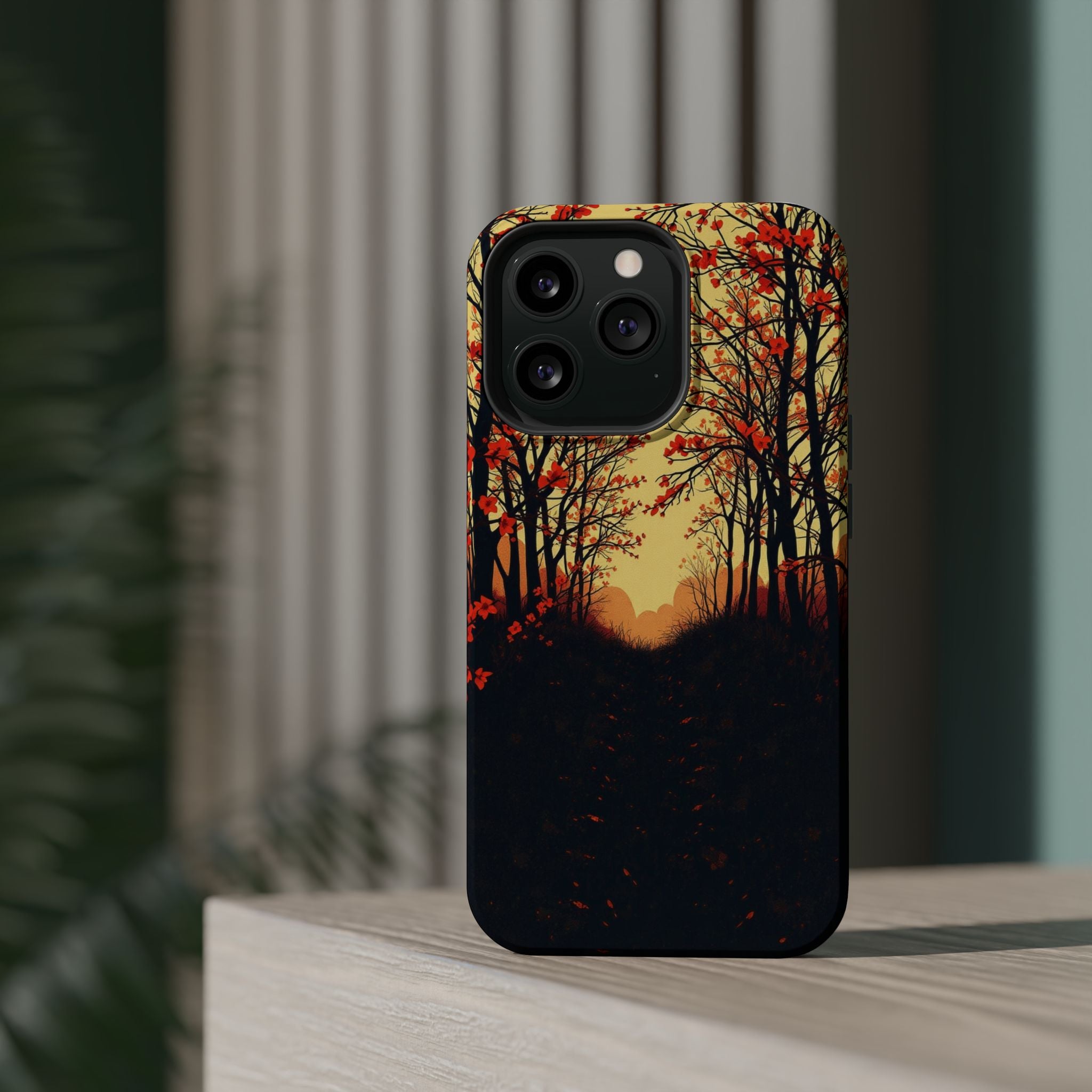 iPhone Dreamy Blossom Trail Design Bold Modern Everyday Snap Case · iPhone Case