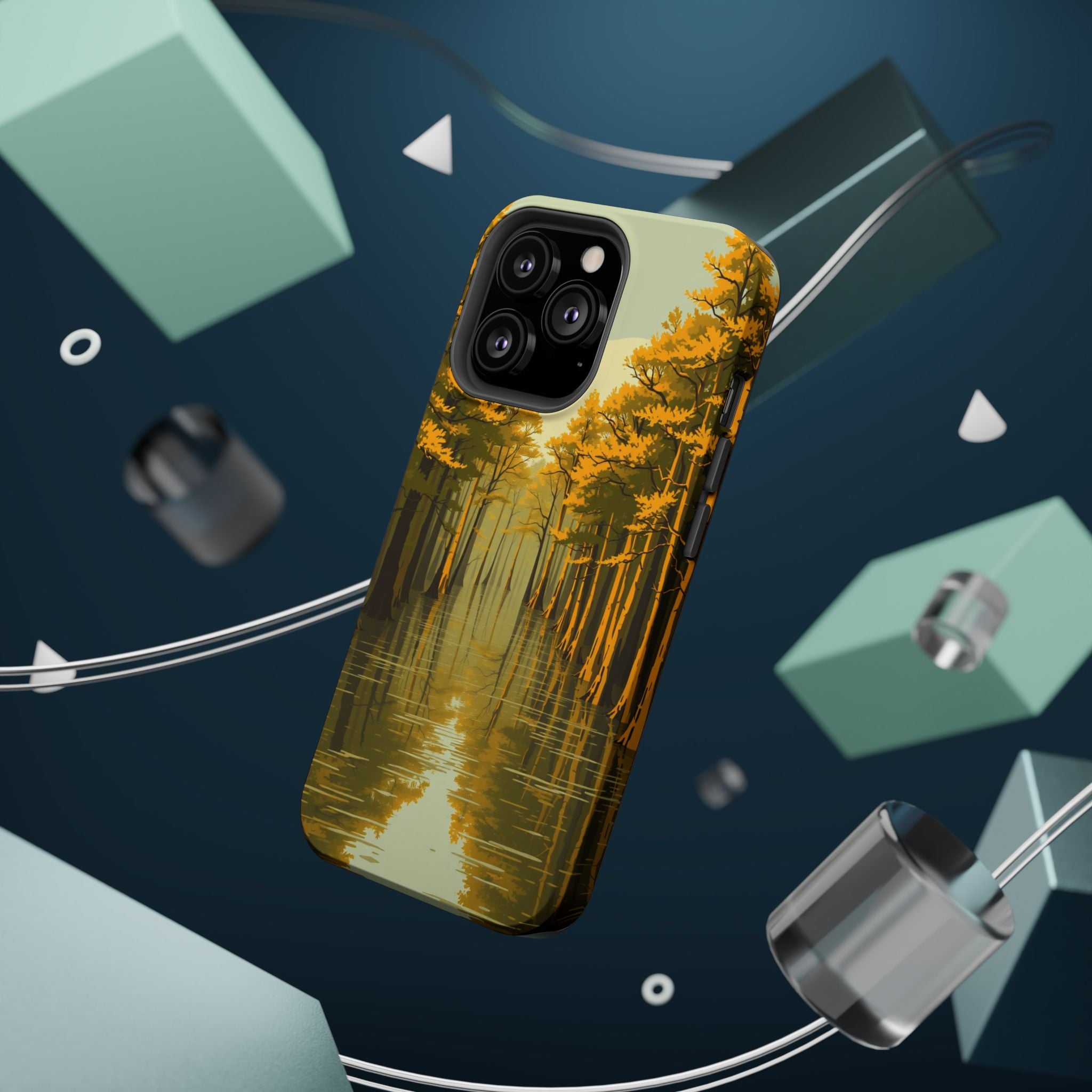 iPhone Cypress Swamp Enchanted Art Bold Modern Everyday Snap Case · iPhone Case