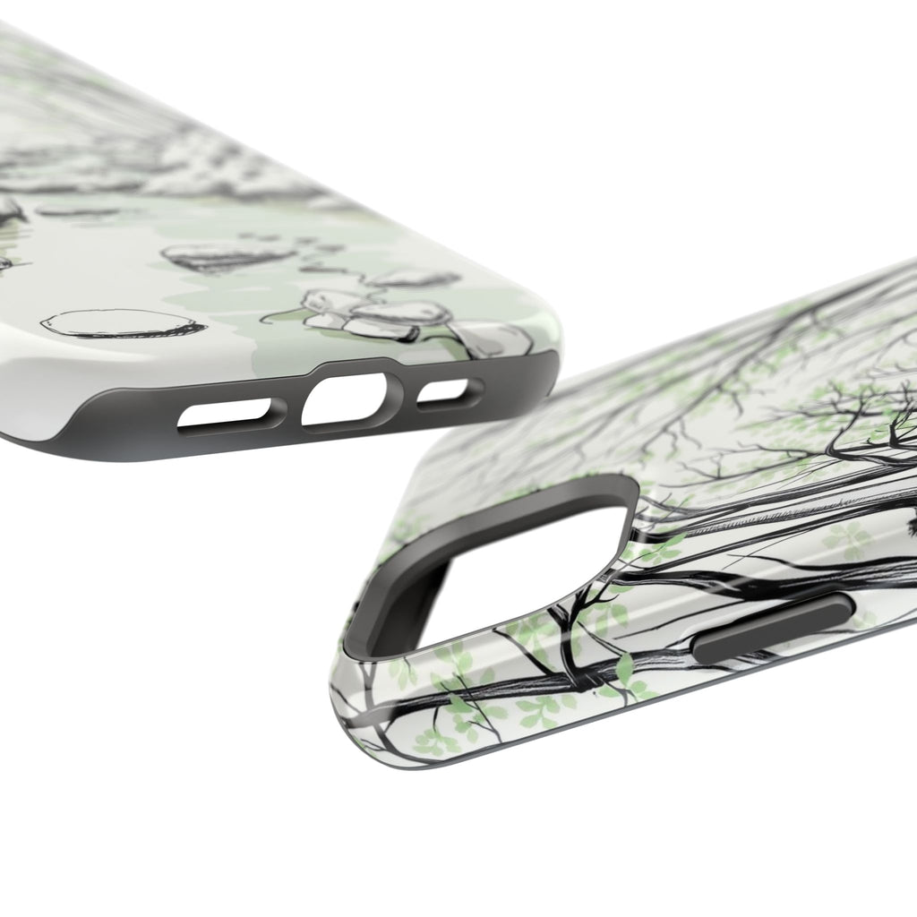 iPhone Sage And Ivory Spring Creek Bold Modern Everyday Snap Case · iPhone Case
