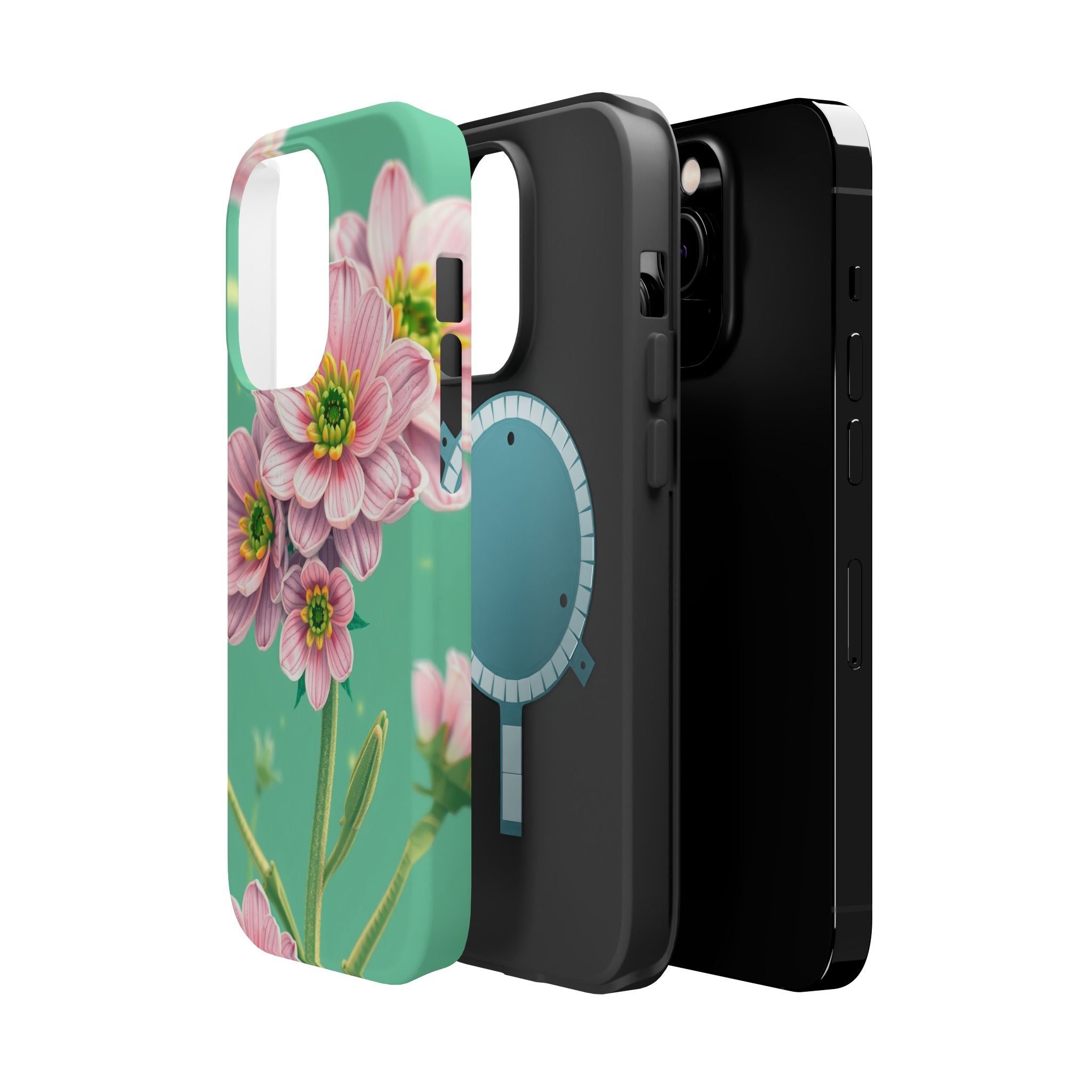 iPhone Vibrant Ranunculus Stack Design Slim Everyday Designer Case · iPhone Case