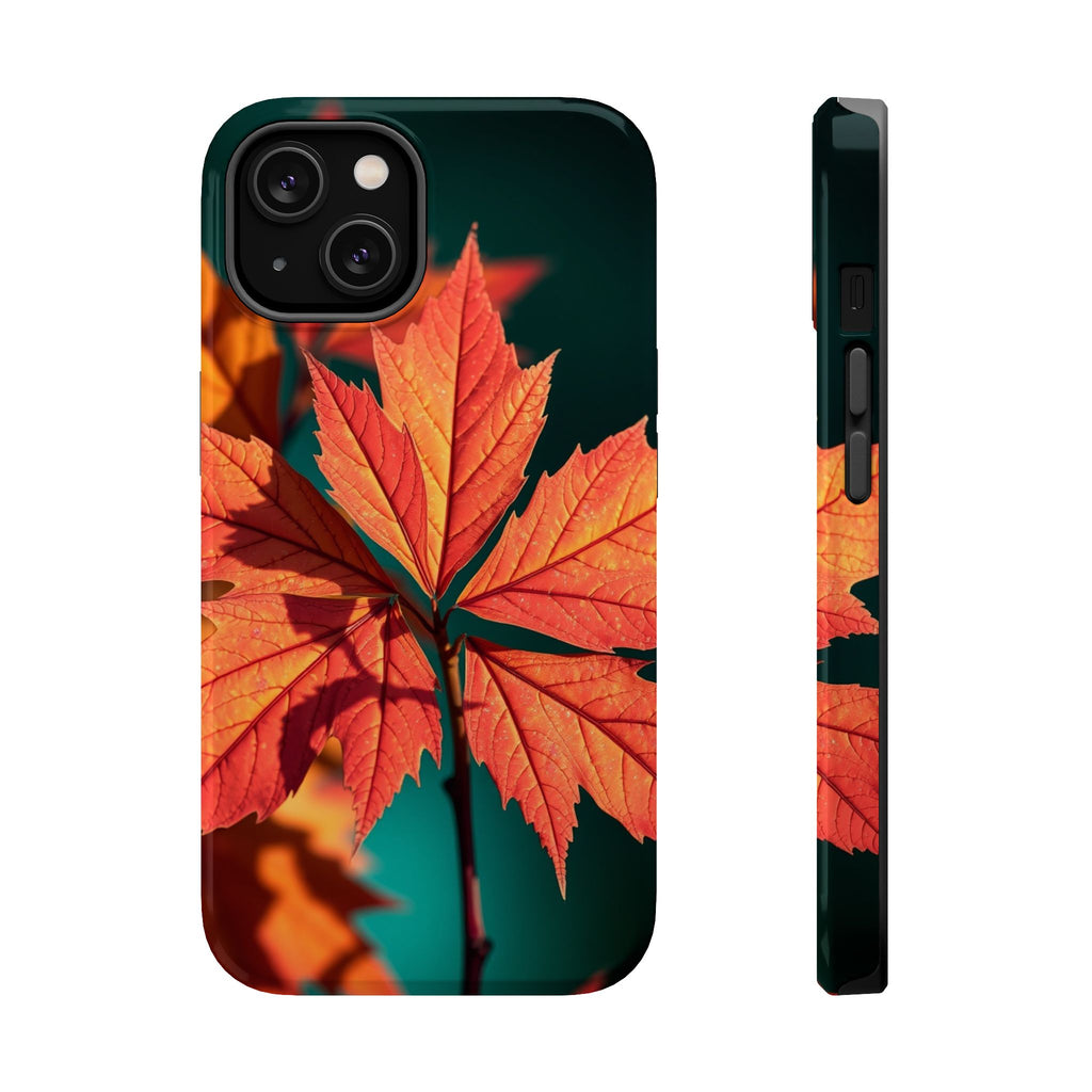 iPhone Autumn Maple Electric Art 15 Slim Everyday Designer Case · iPhone Case
