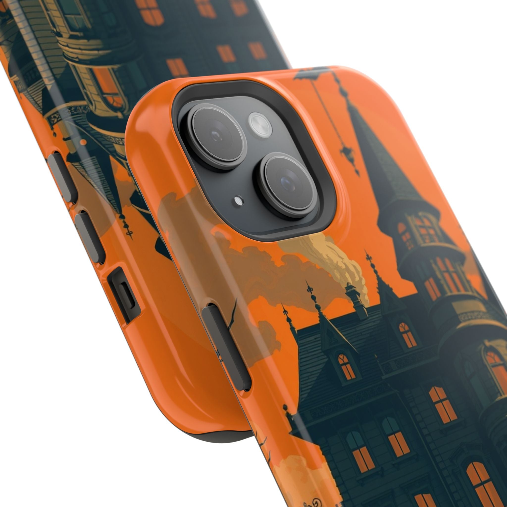 iPhone Vibrant Haunted Mansion Design Slim Everyday Designer Case · iPhone Case