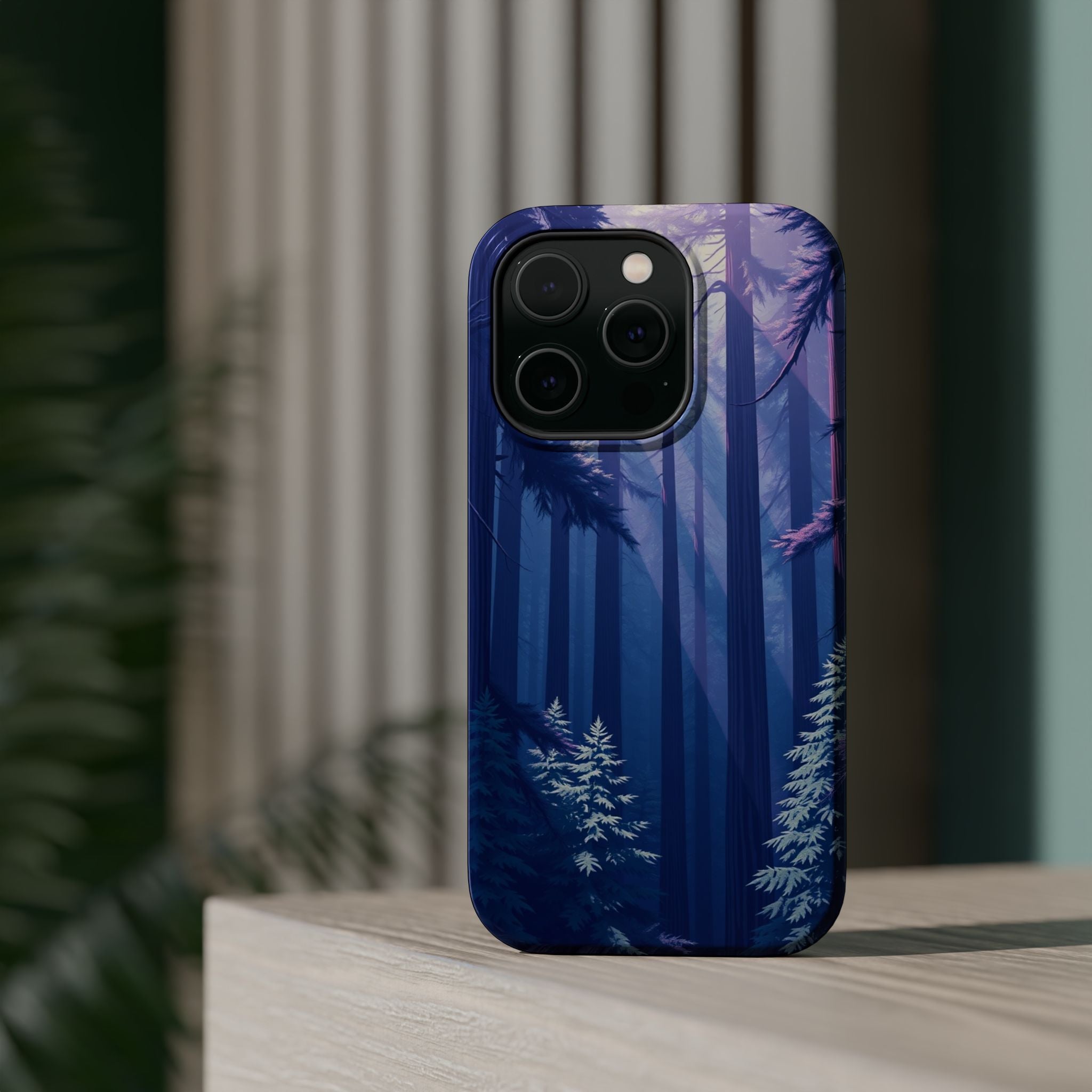 iPhone Indigo And Violet Redwood Forest Slim Everyday iPhone Designer · iPhone C
