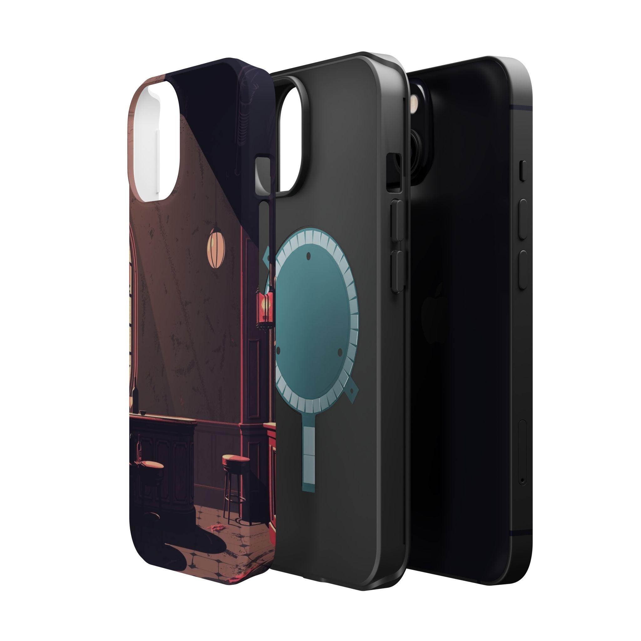 iPhone Speakeasy Dark Grunge Distressed Slim Everyday Designer Case · iPhone Cas