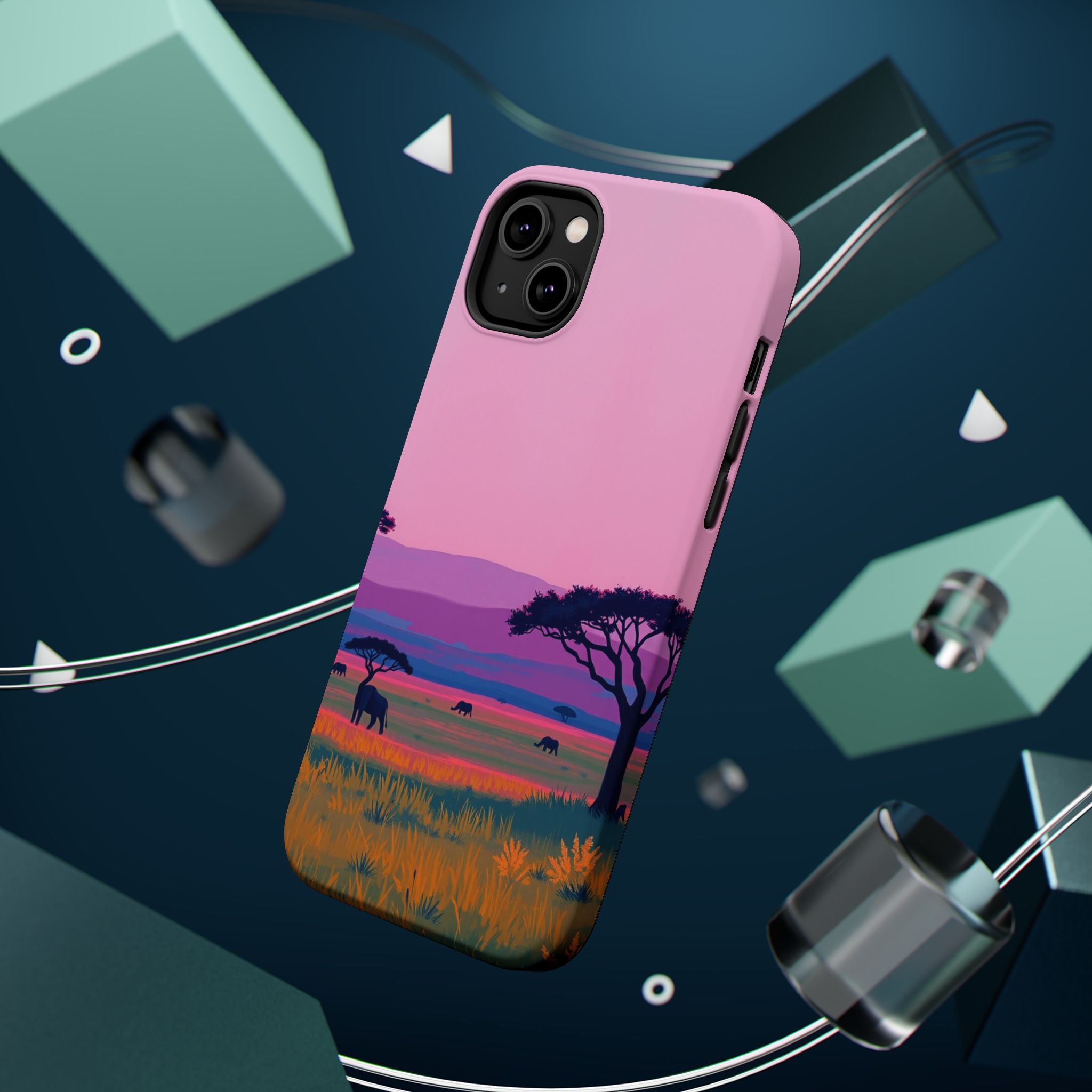 iPhone Savanna Horizon Electric Art Slim Everyday Designer Case · iPhone Case