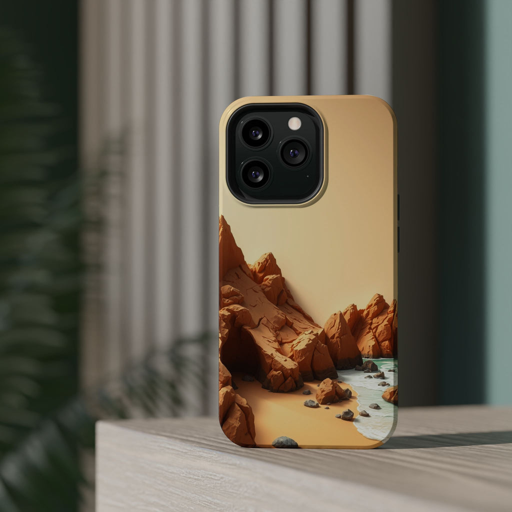 iPhone Serene Rocky Coastline Design Slim Everyday Designer Case · iPhone Case