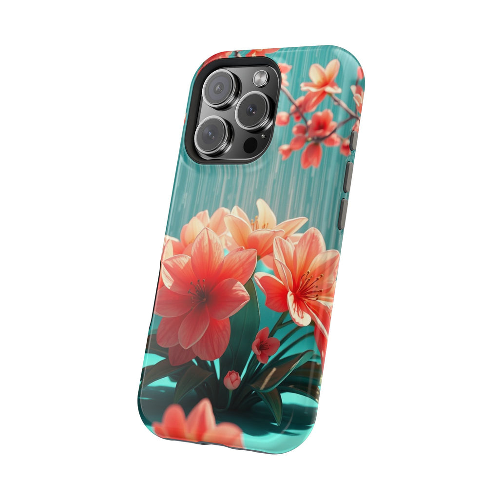 iPhone Spring Shower Bloom 3D Digital Slim Everyday Designer Case · iPhone Case
