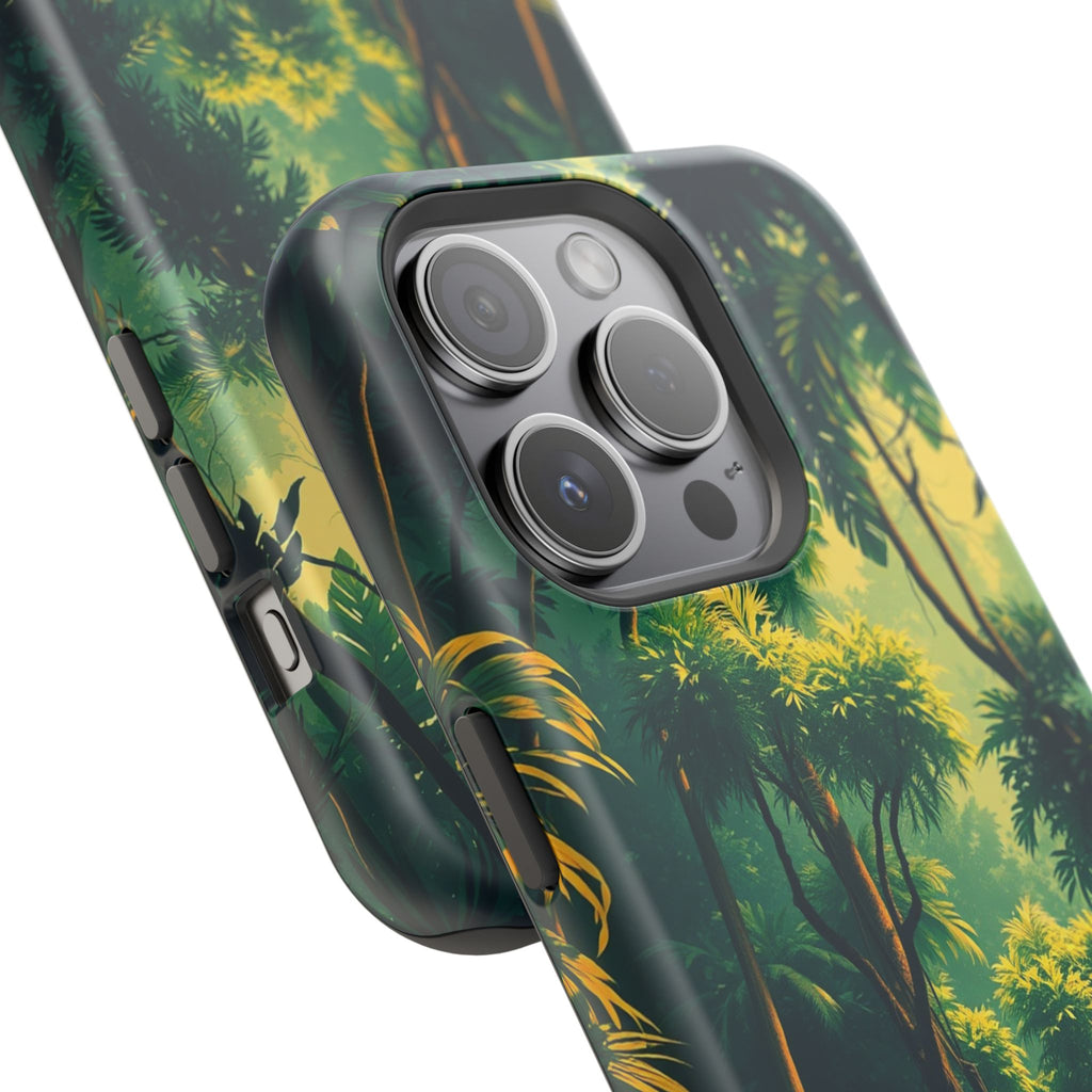 iPhone Rainforest Canopy Vintage Retro Poster Slim iPhone Everyday · iPhone Case