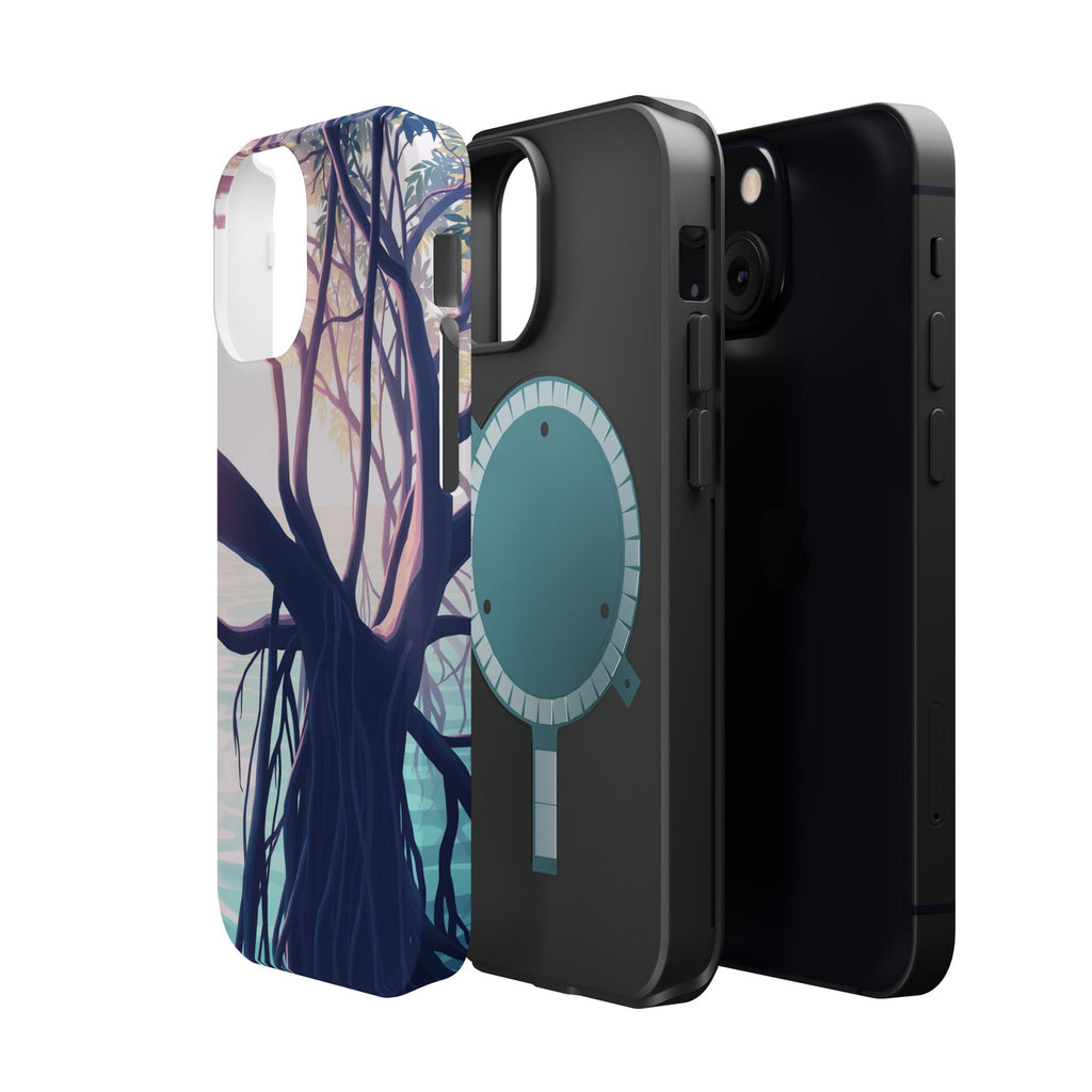 iPhone Mangrove Roots Holographic Iridescent Slim iPhone Everyday · iPhone Case