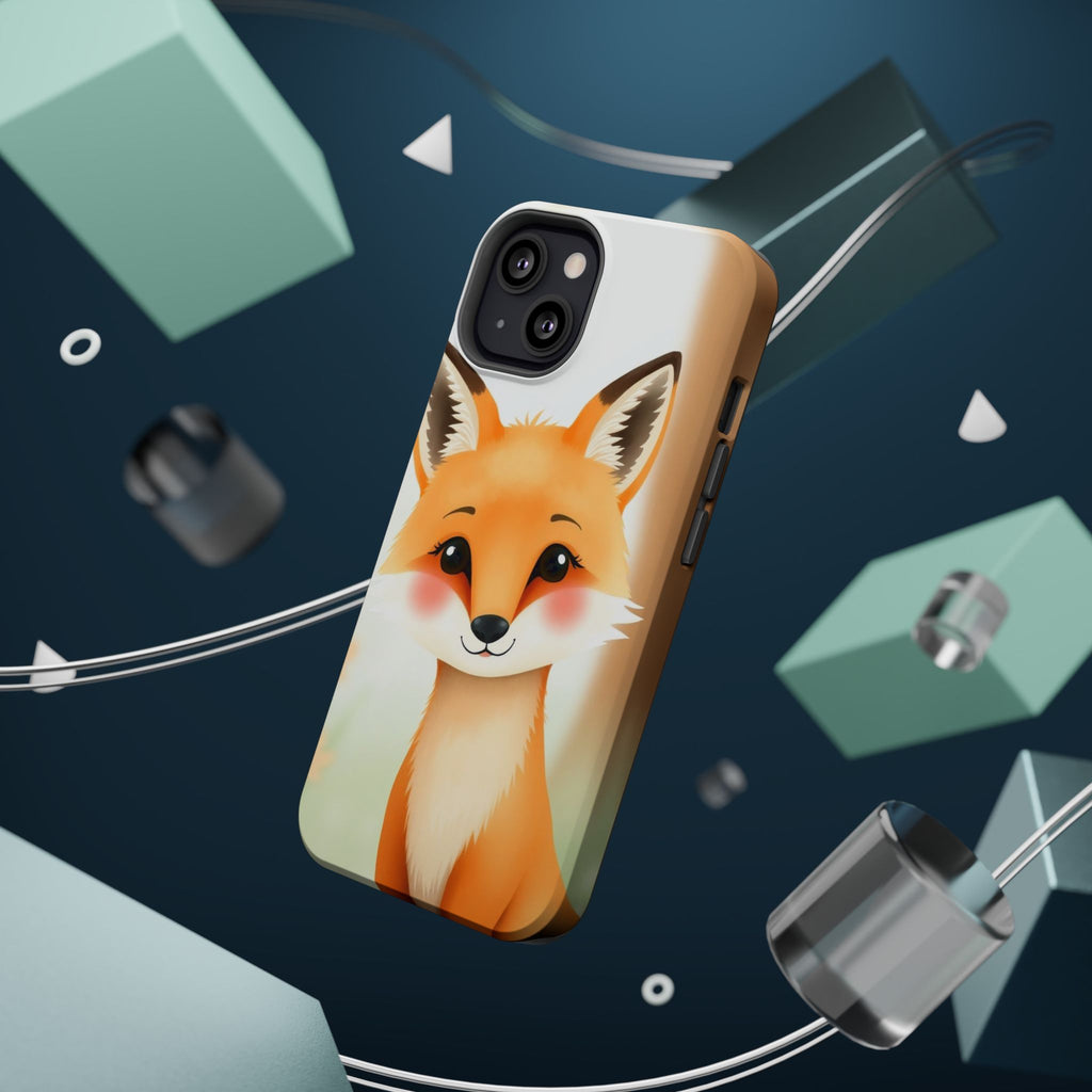 iPhone Watercolor Fox Portrait Kids Fun iPhone Phone Case Gift Slim · iPhone Cas
