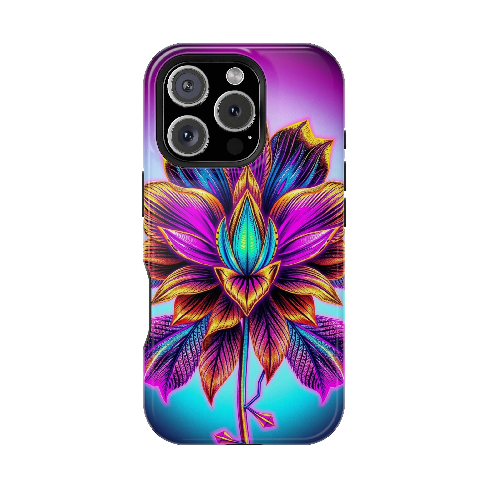 iPhone Floral Gold Foil Mystic Art Bold Modern Everyday Snap Case · iPhone Case