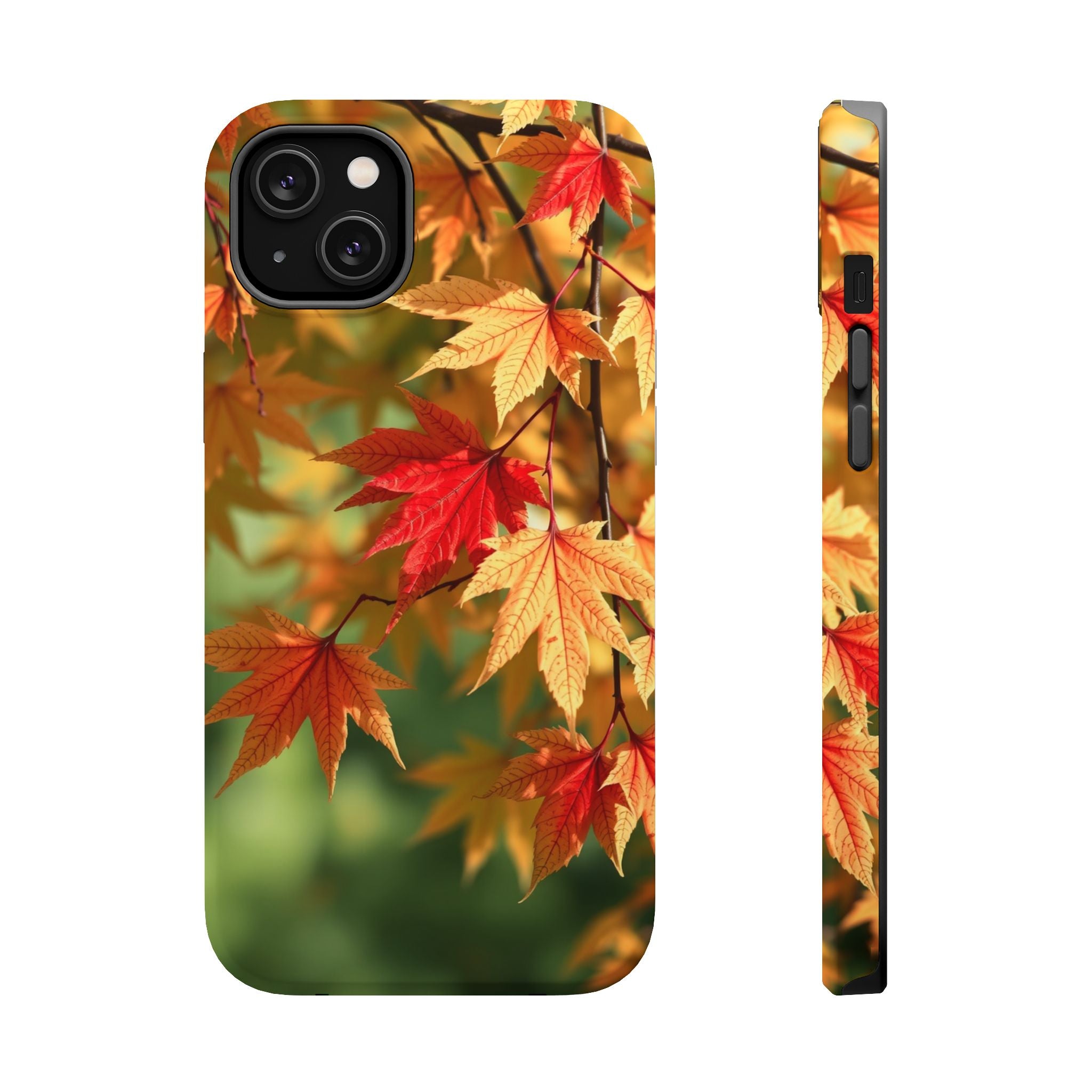 iPhone Earthy Autumn Maple Design Bold Modern Everyday Snap Case · iPhone Case