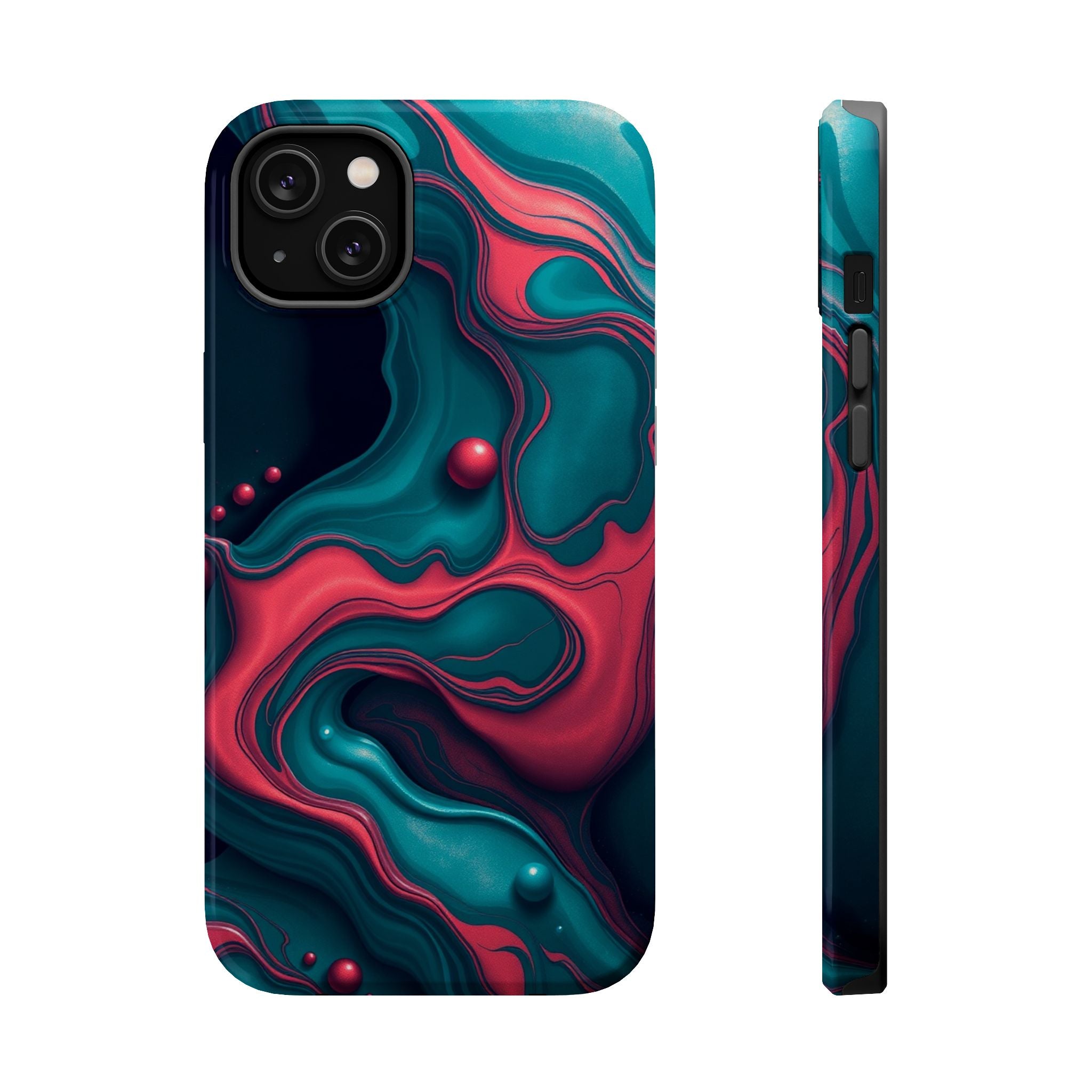 iPhone Fluid Art Electric Slim Everyday Designer Case · iPhone Case Soft Finish