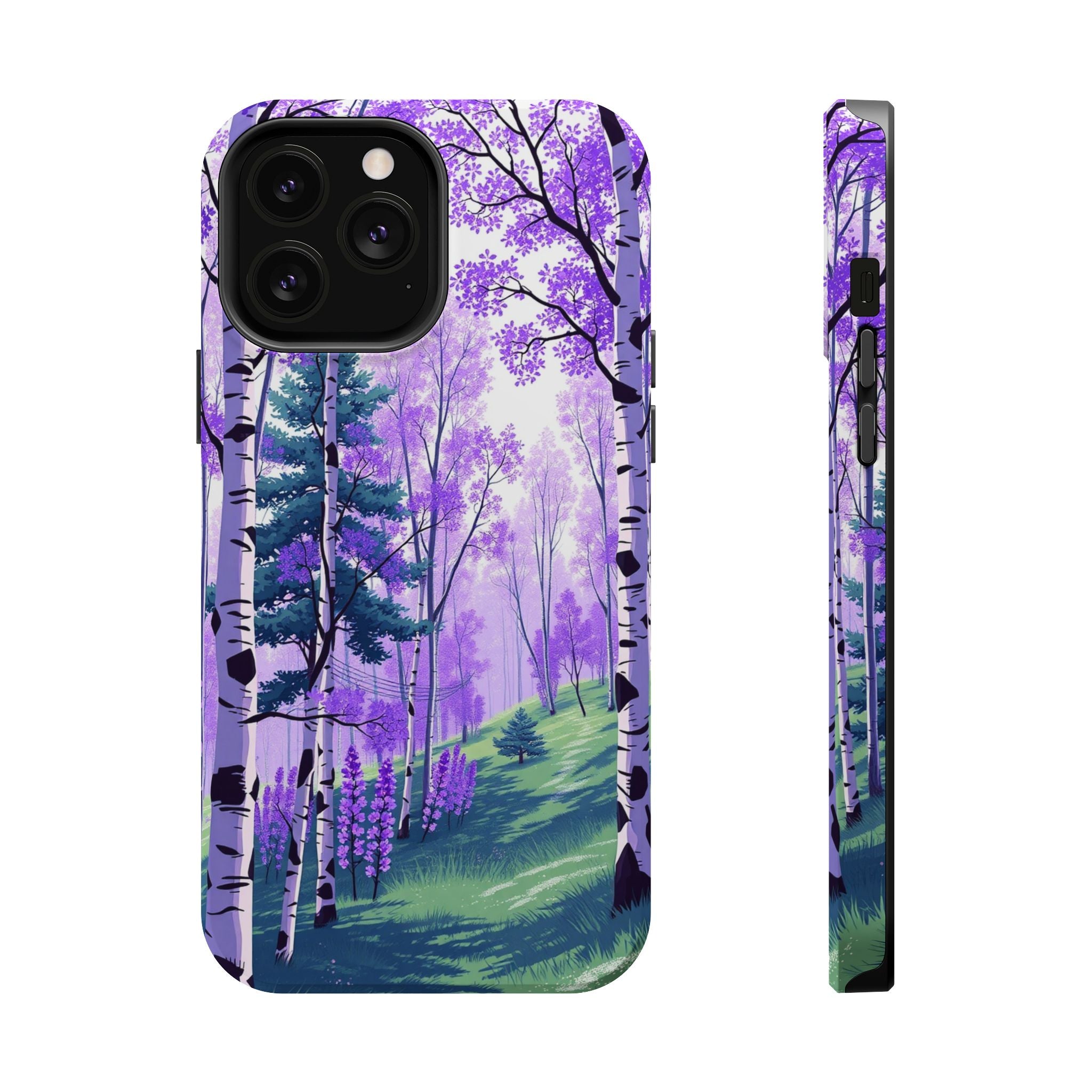 iPhone Birch Grove Electric Art Slim Everyday Designer Case · iPhone Case