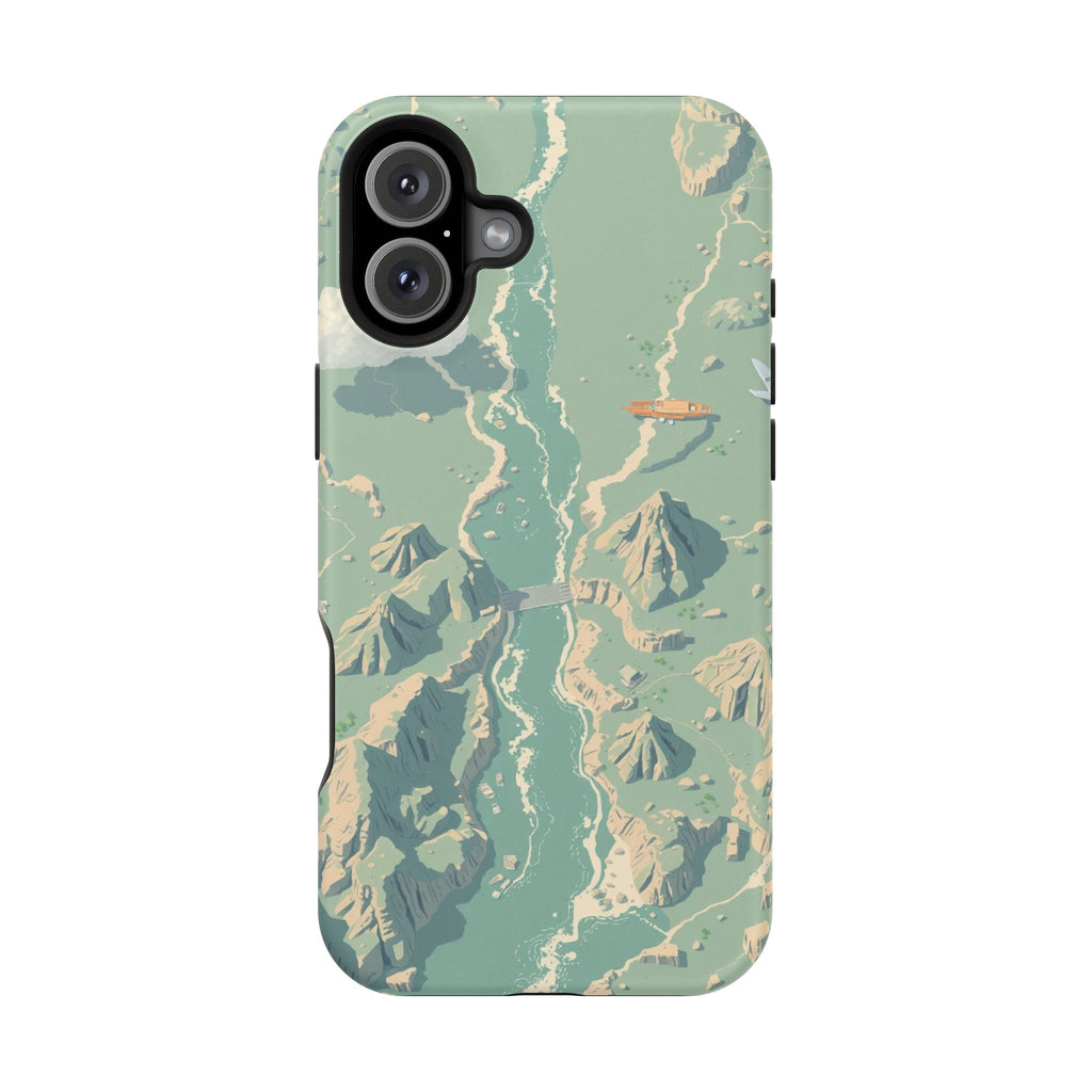iPhone River Delta Aerial Pixel Art -Bit Slim Everyday iPhone Designer · iPhone