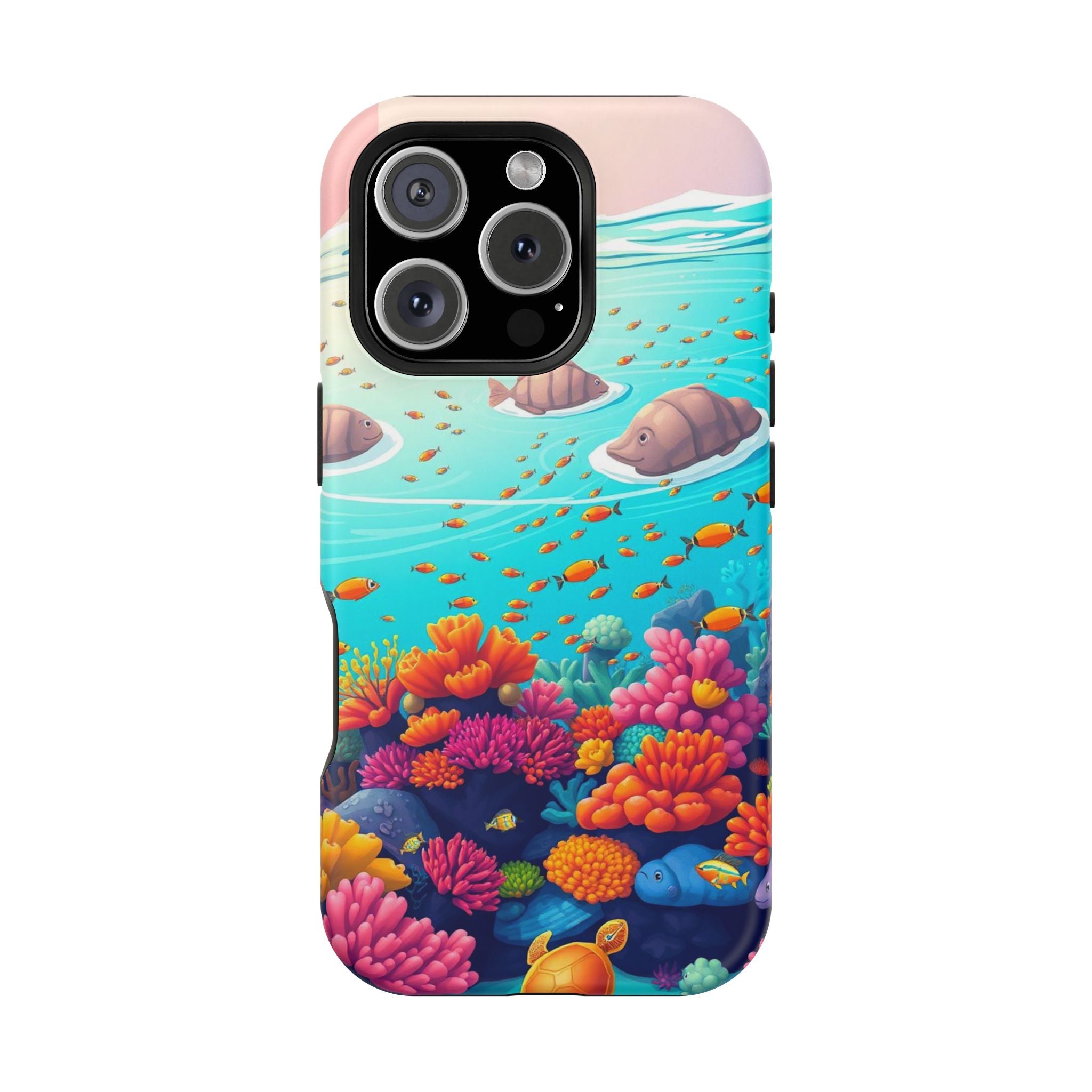 iPhone Coral Reef Panorama Kids Fun Phone Case Gift Slim Snap Case · iPhone Case