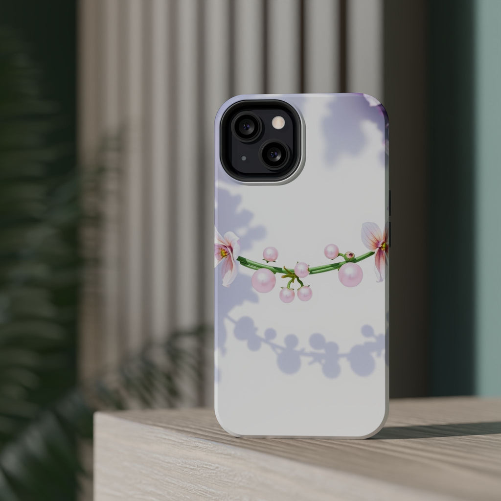 iPhone Vibrant Floral Crown Design Clean Minimal Snap Cas Slim Snap Case · iPhon