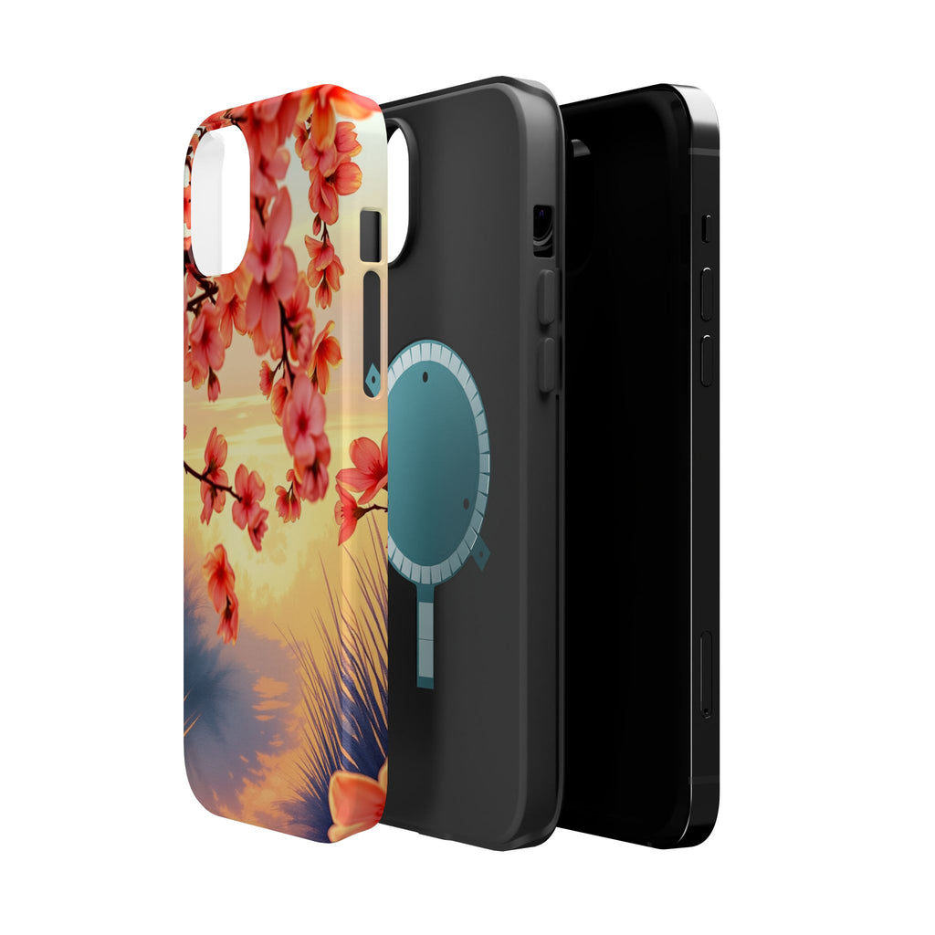 iPhone Sunset Amber And Peach Blossom Trail Slim Snap Cas Carry Case · iPhone Ca