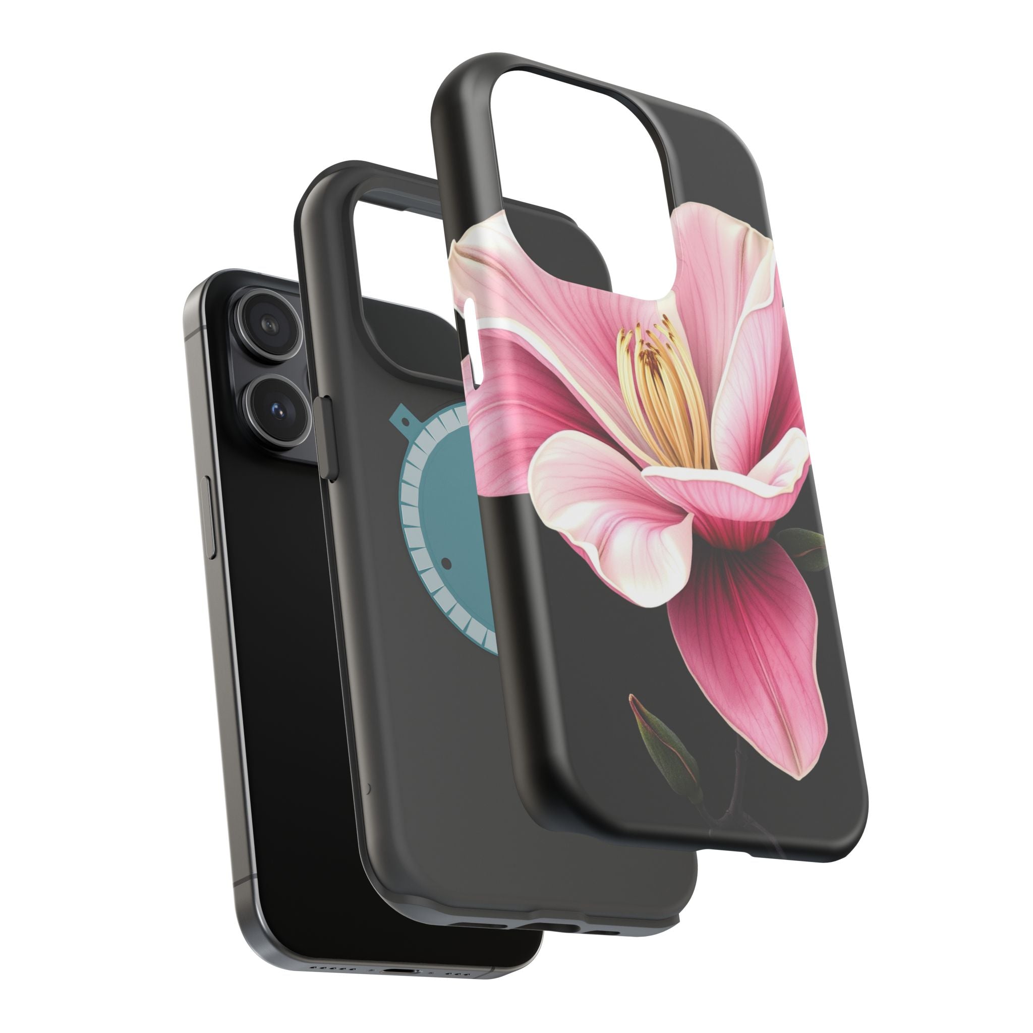 iPhone Magnolia Dream Dark Gothic Ink Slim Everyday Designer Case · iPhone Case