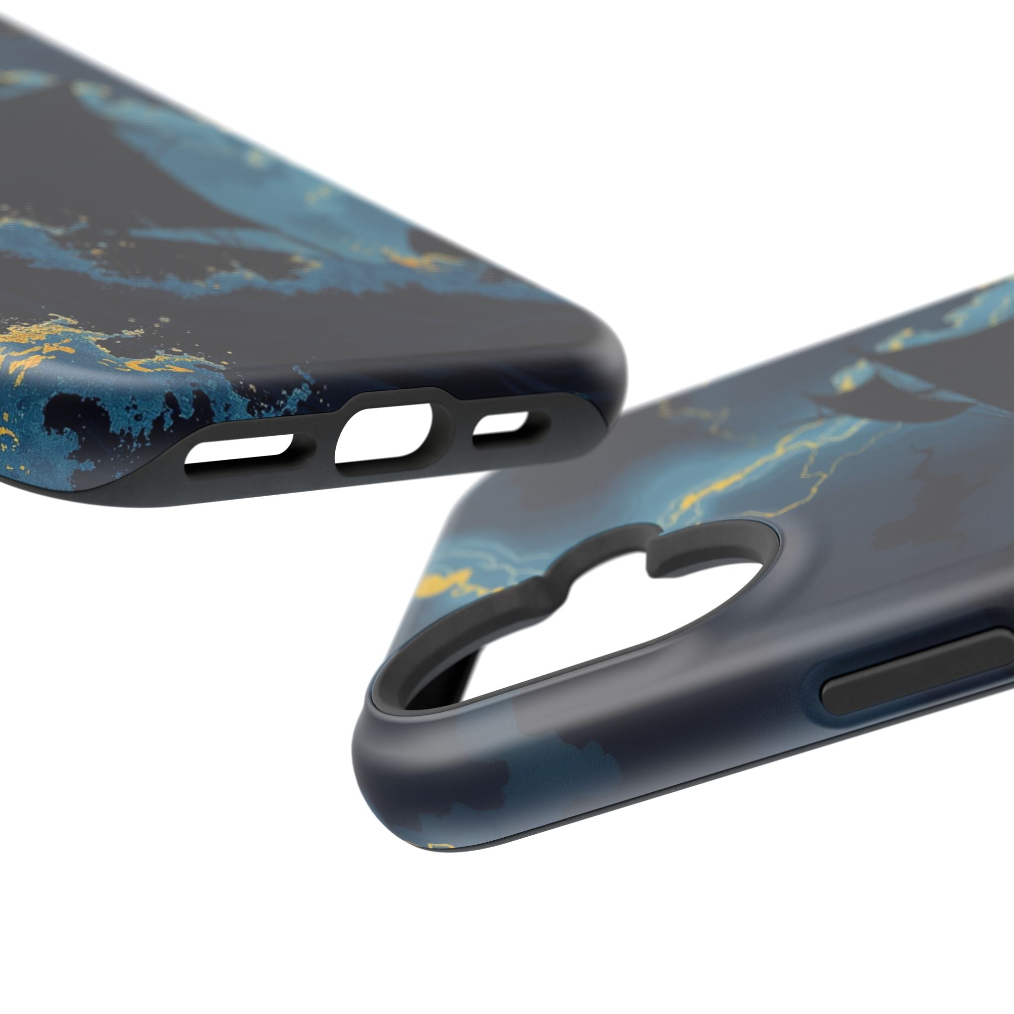 iPhone Black And Crimson Storm at Sea Slim Everyday Designer Case · iPhone Case