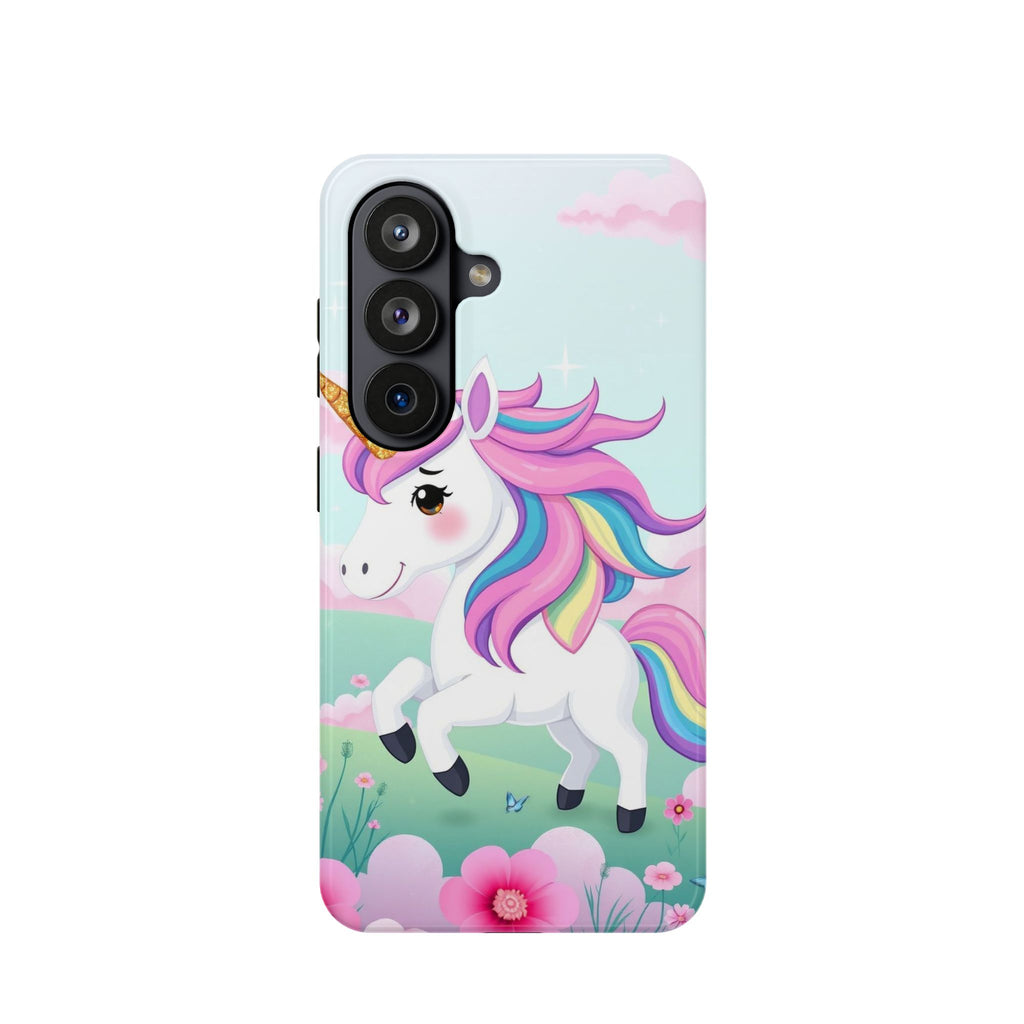 iPhone Rainbow Unicorn Kids Fun Soft iPhone Phone Case Gift Finish · iPhone Case