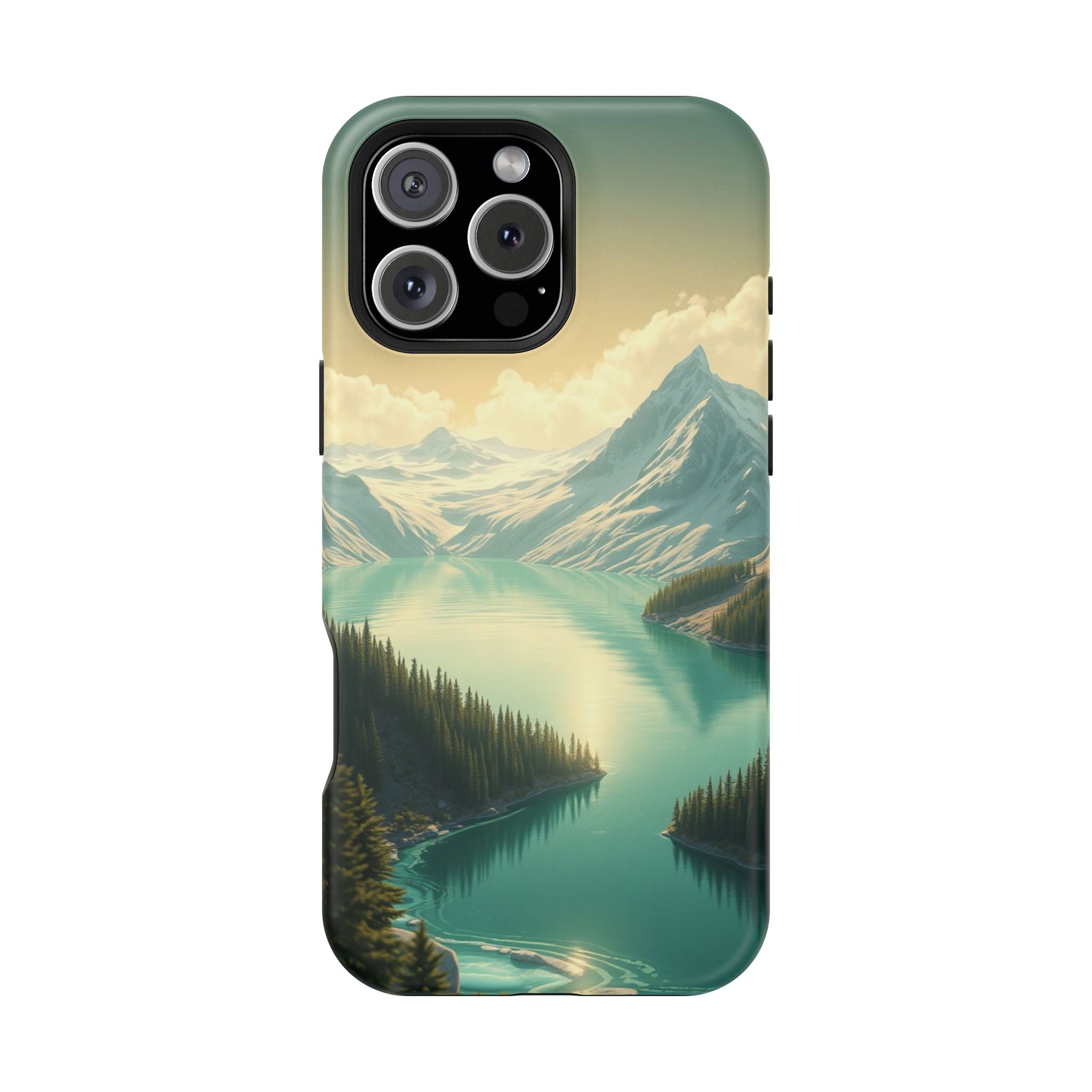 iPhone Glacier Lake Bold Art Slim Everyday Designer Case · iPhone Case