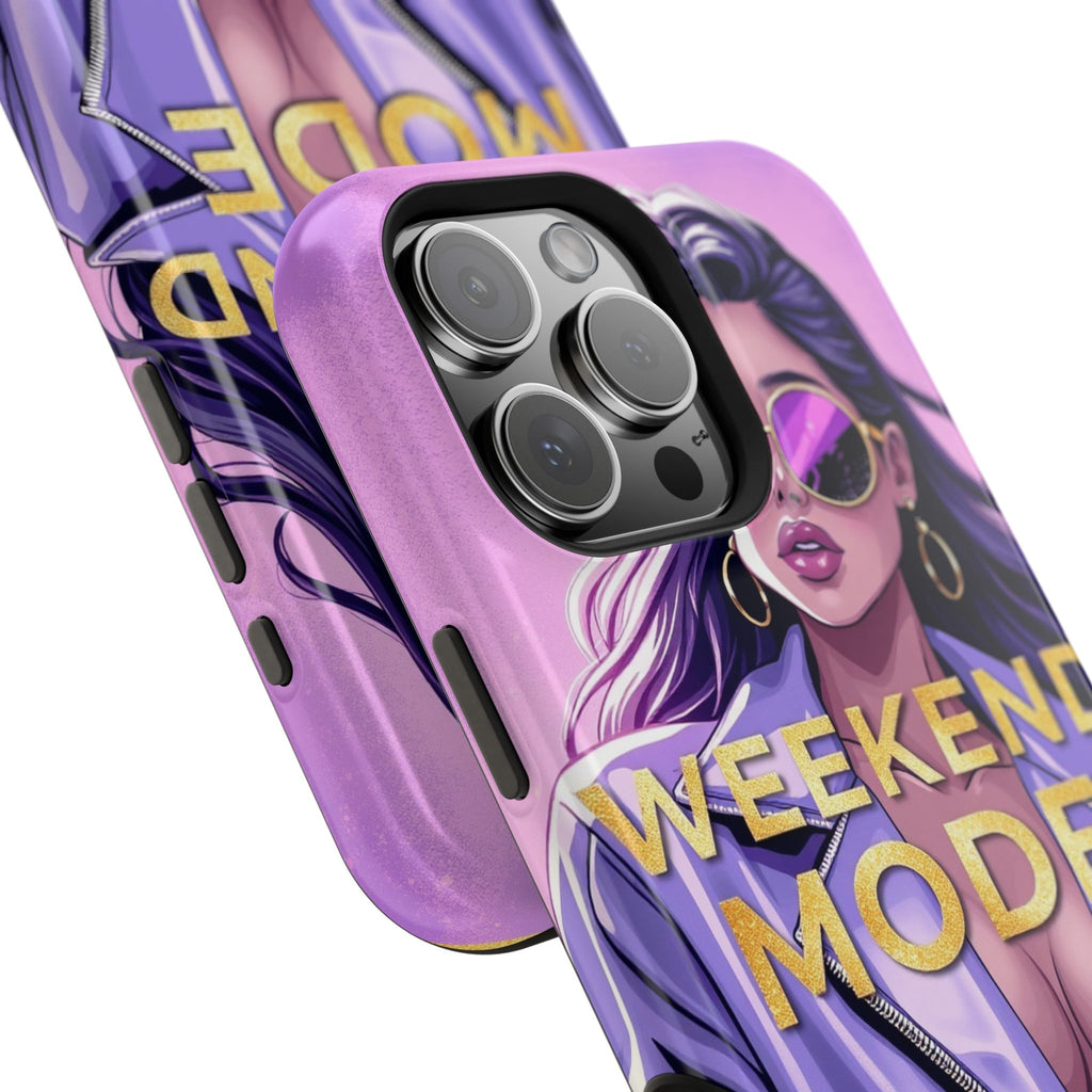 iPhone Lavender And Pearl Weekend Mode On Slim Everyday Designer Case · iPhone C