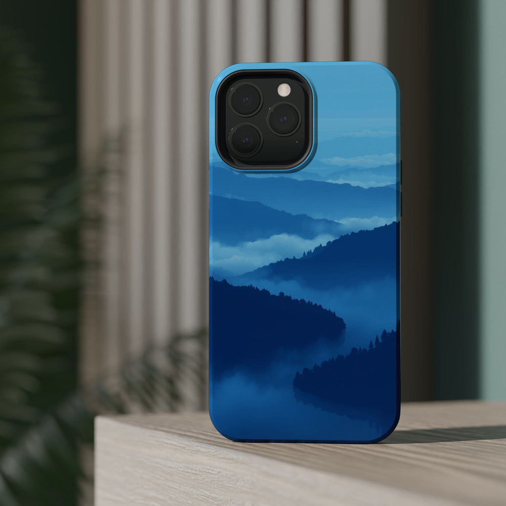 iPhone Fog Rolling Over Hills Pixel Art -Bit Slim iPhone Everyday · iPhone Case