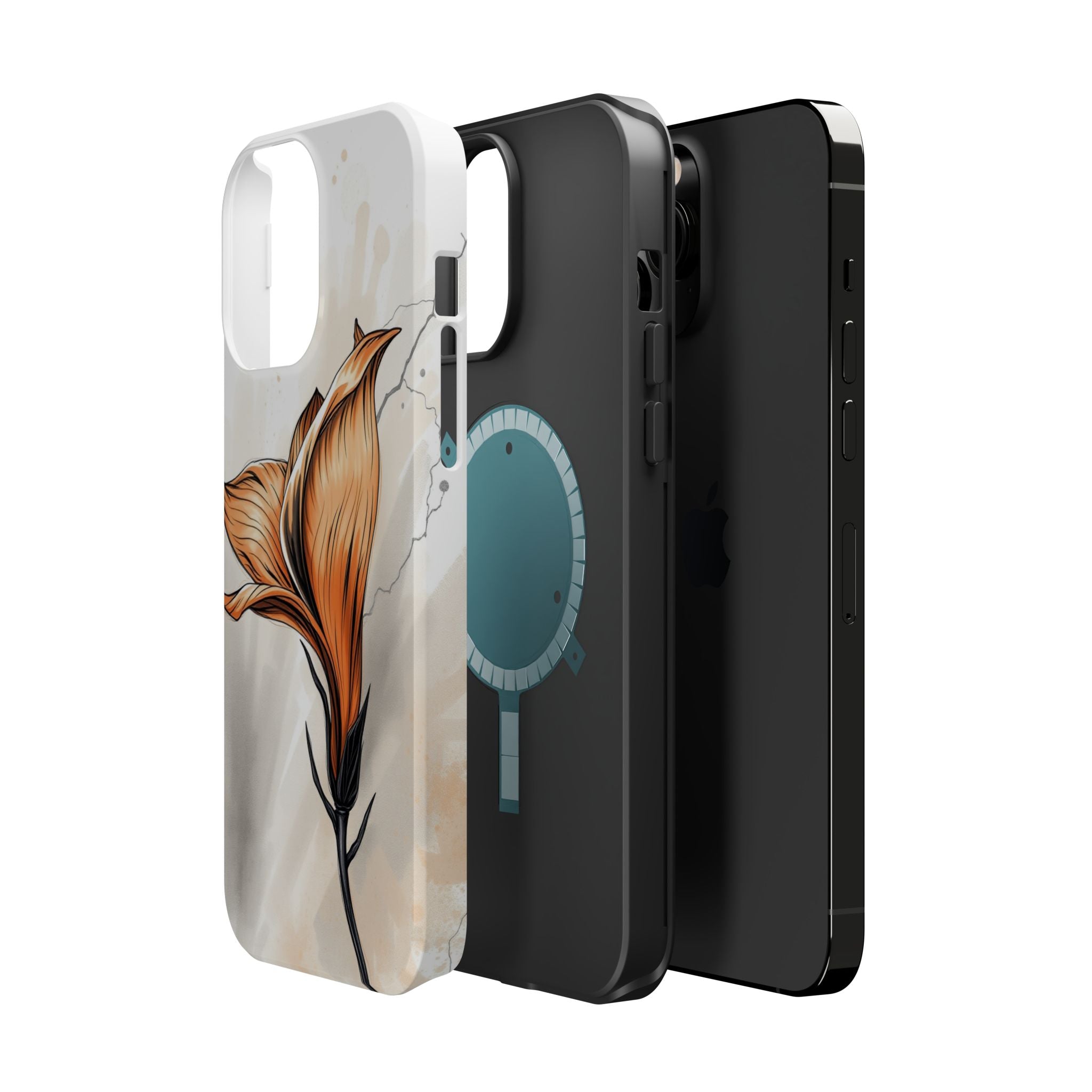 iPhone Dreamy Petal Storm Design Bold Modern Everyday Snap Case · iPhone Case