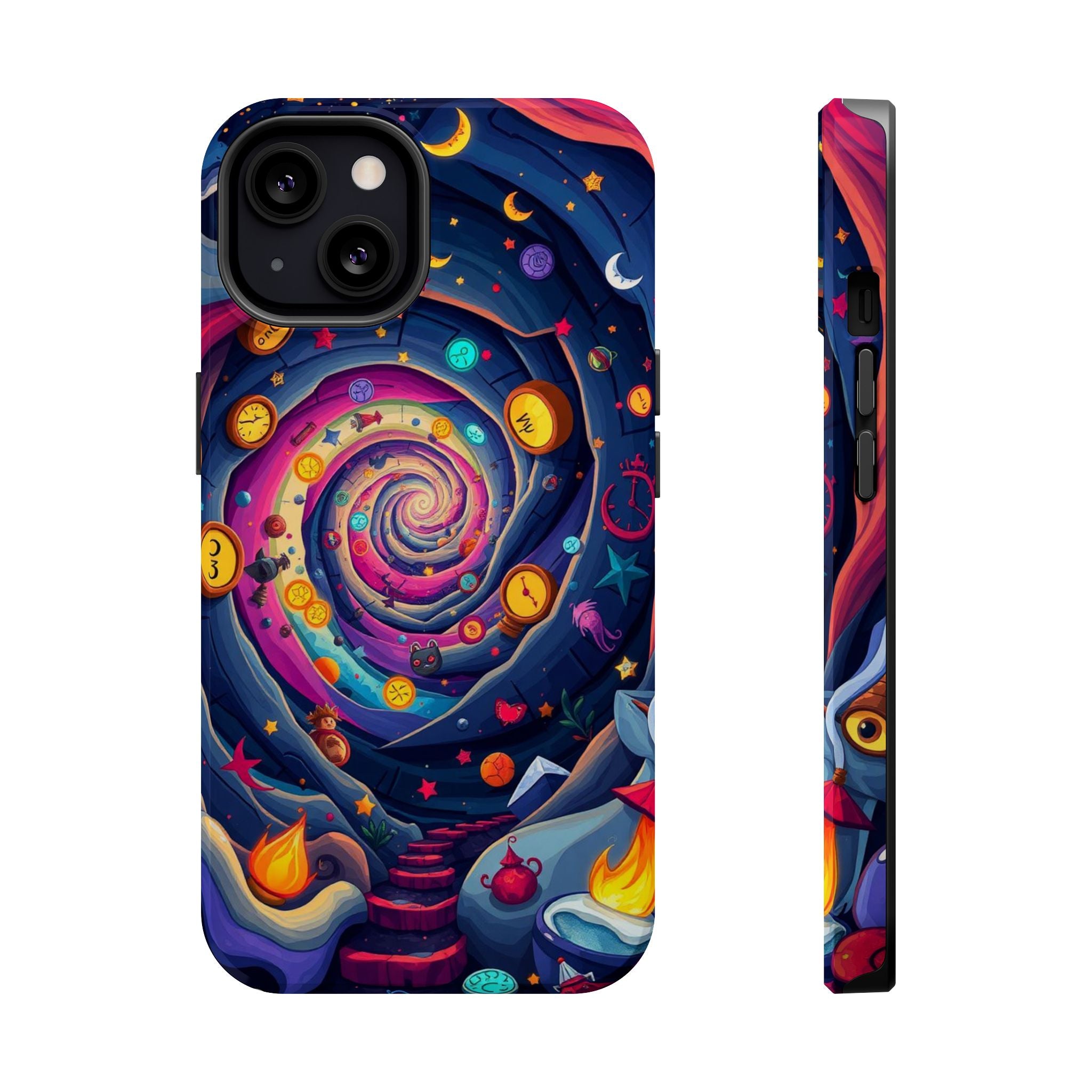 iPhone Time Portal Swirl Kids Fun iPhone Phone Case Gift Clean Minimal · iPhone