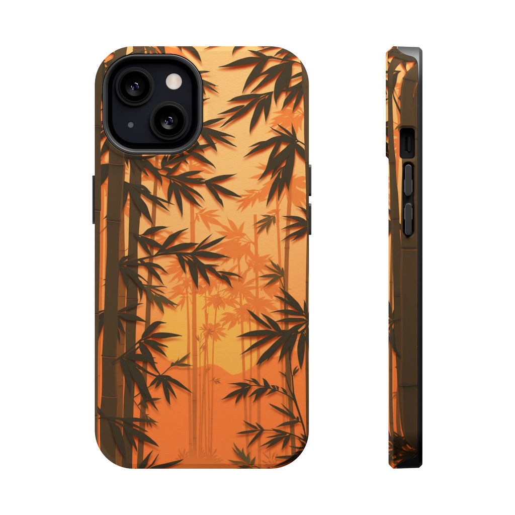 iPhone Earthy Bamboo Grove Design 12 Slim Everyday Designer Case · iPhone Case