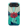iPhone Teal And Coral Night Bloomer Slim Everyday Designer Case · iPhone Case