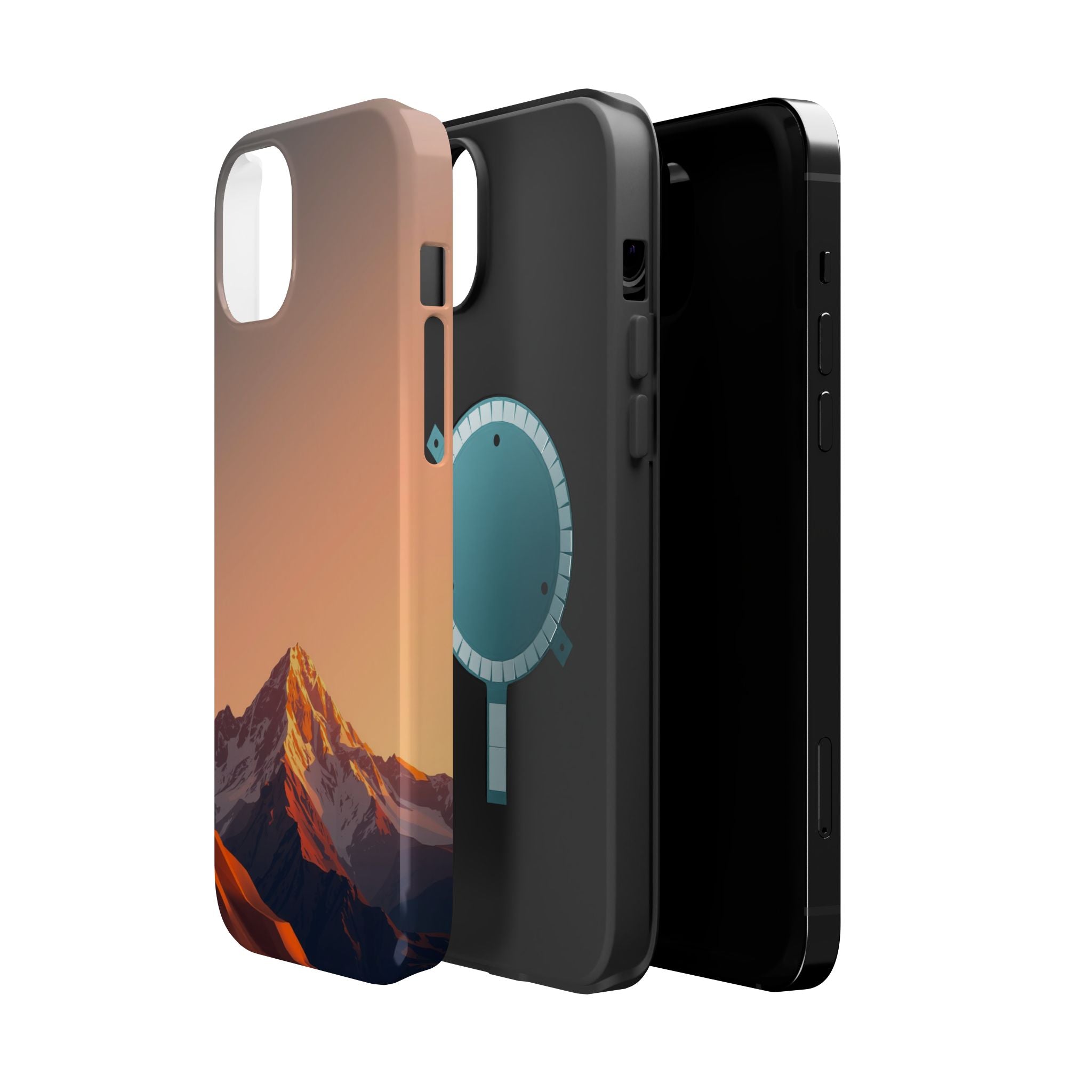 iPhone Mountain at Sunrise Bold Art 10 Slim Everyday Designer Case · iPhone Case