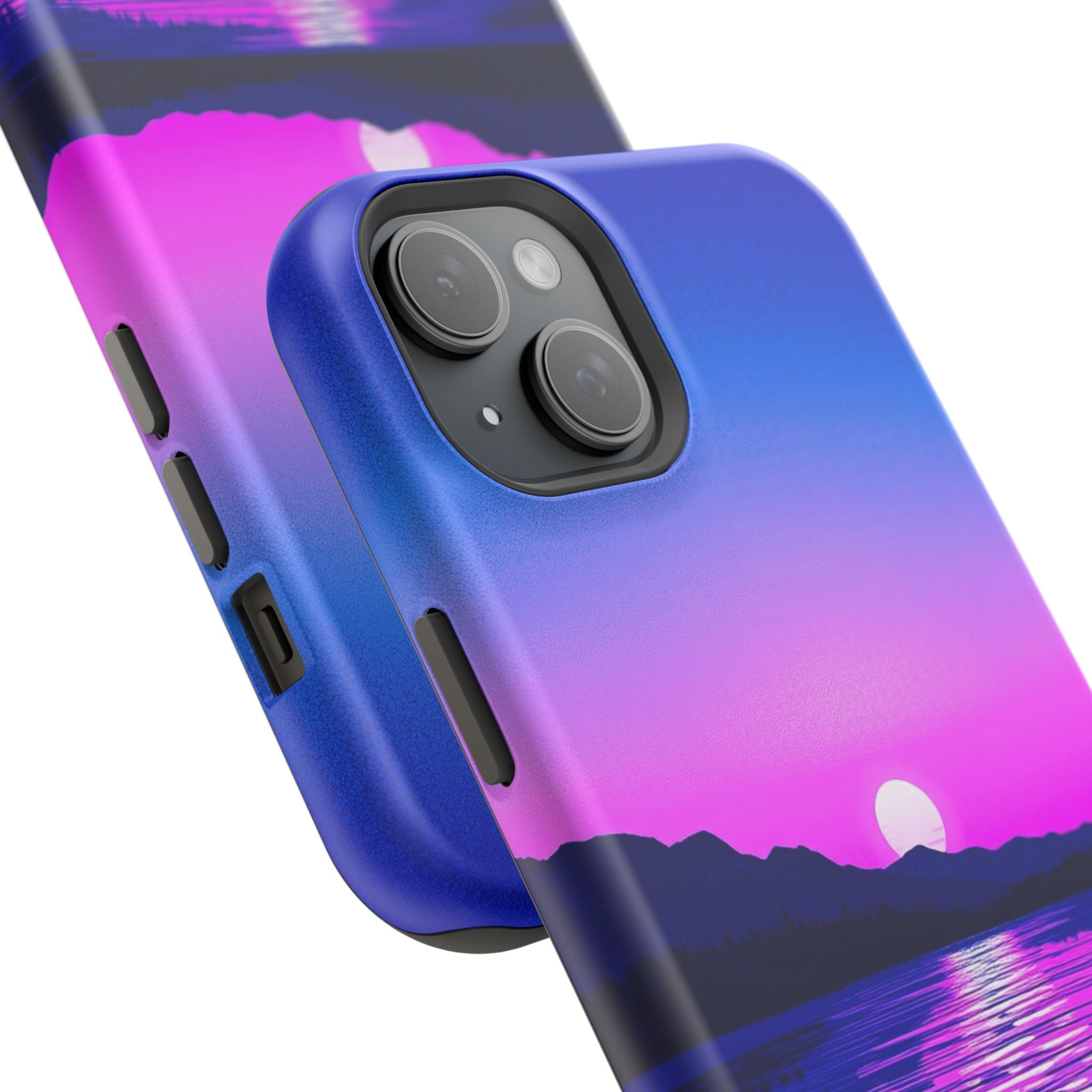 iPhone Indigo And Violet Lake at Twilight Slim iPhone Everyday Designer · iPhone